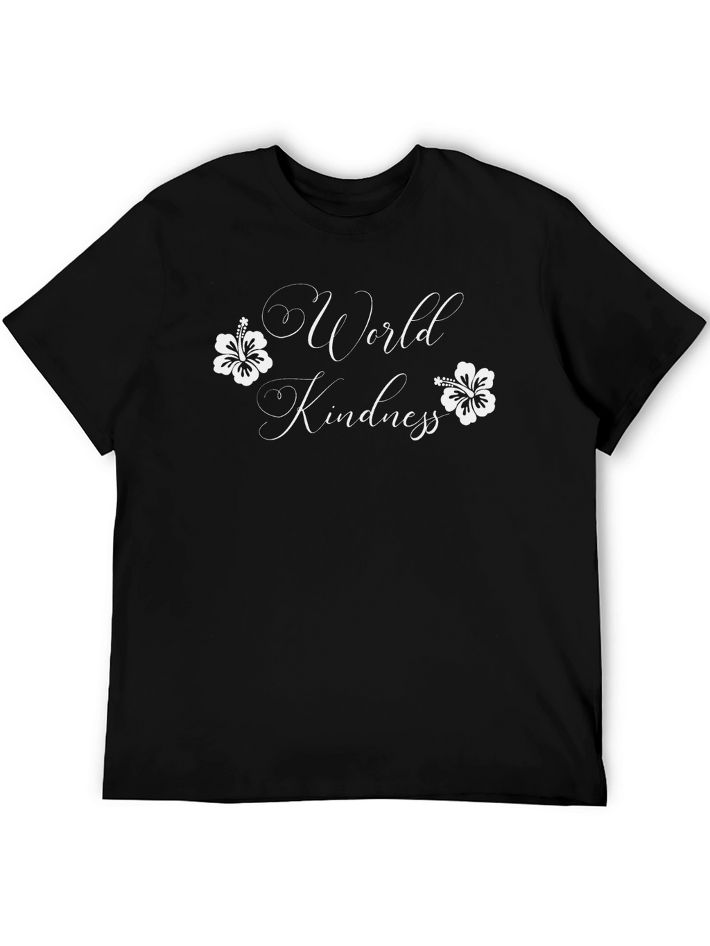 World Kindness Graphic Black T-Shirt