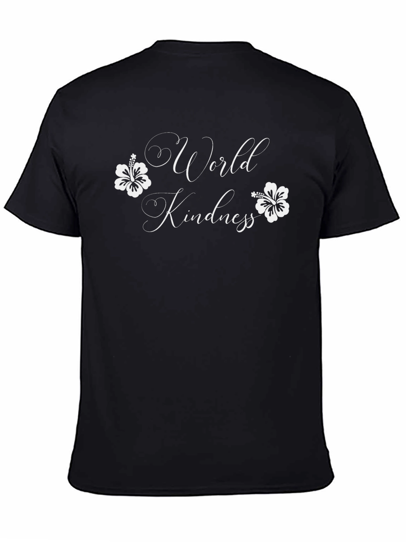 World Kindness Graphic Black T-Shirt