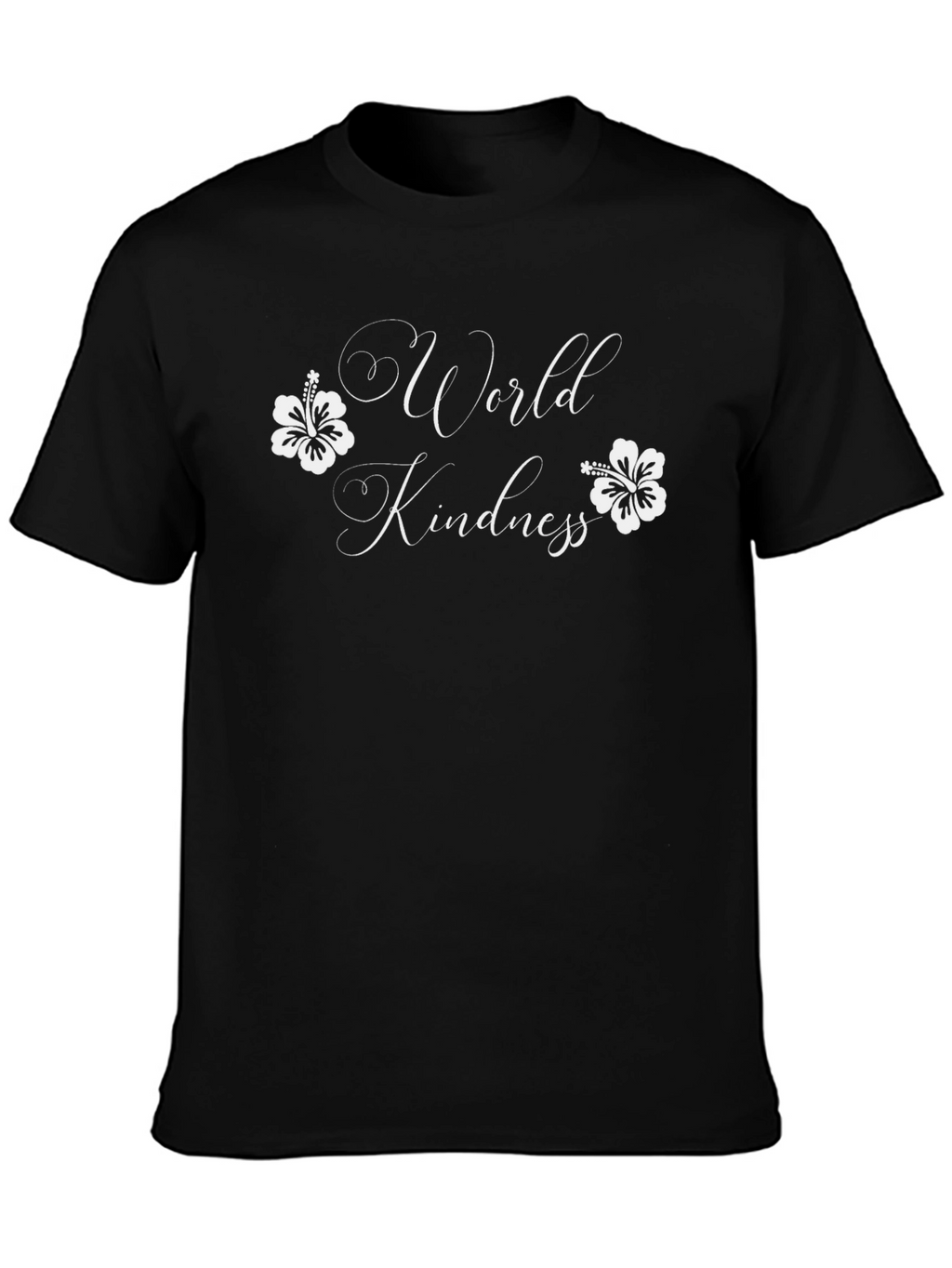 World Kindness Graphic Black T-Shirt