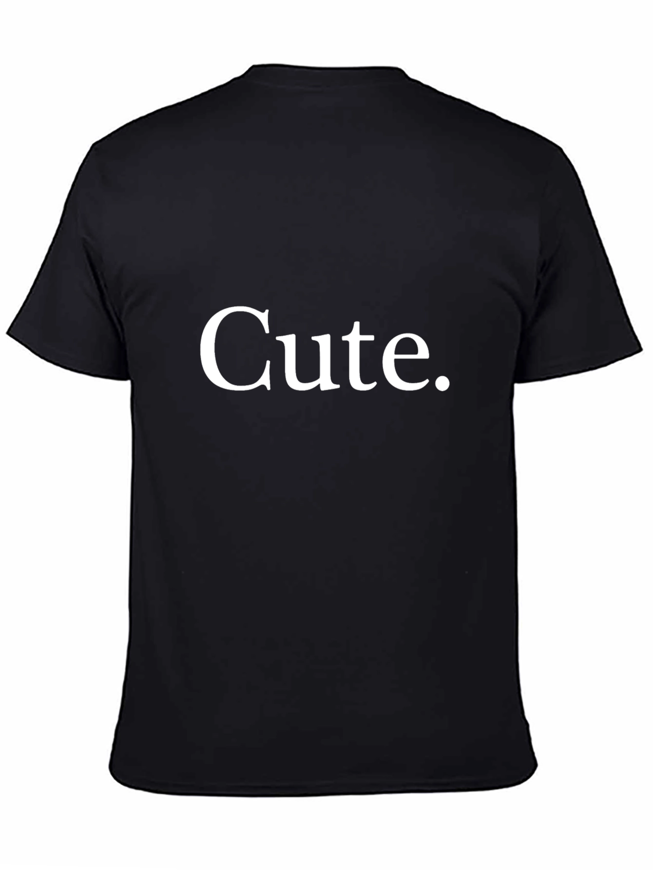 Cute Graphic Tee - Stylish Black T-Shirt for Casual Wear