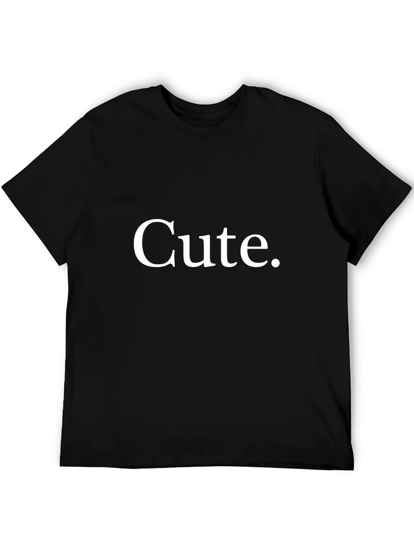 Cute Graphic Tee - Stylish Black T-Shirt for Casual Wear