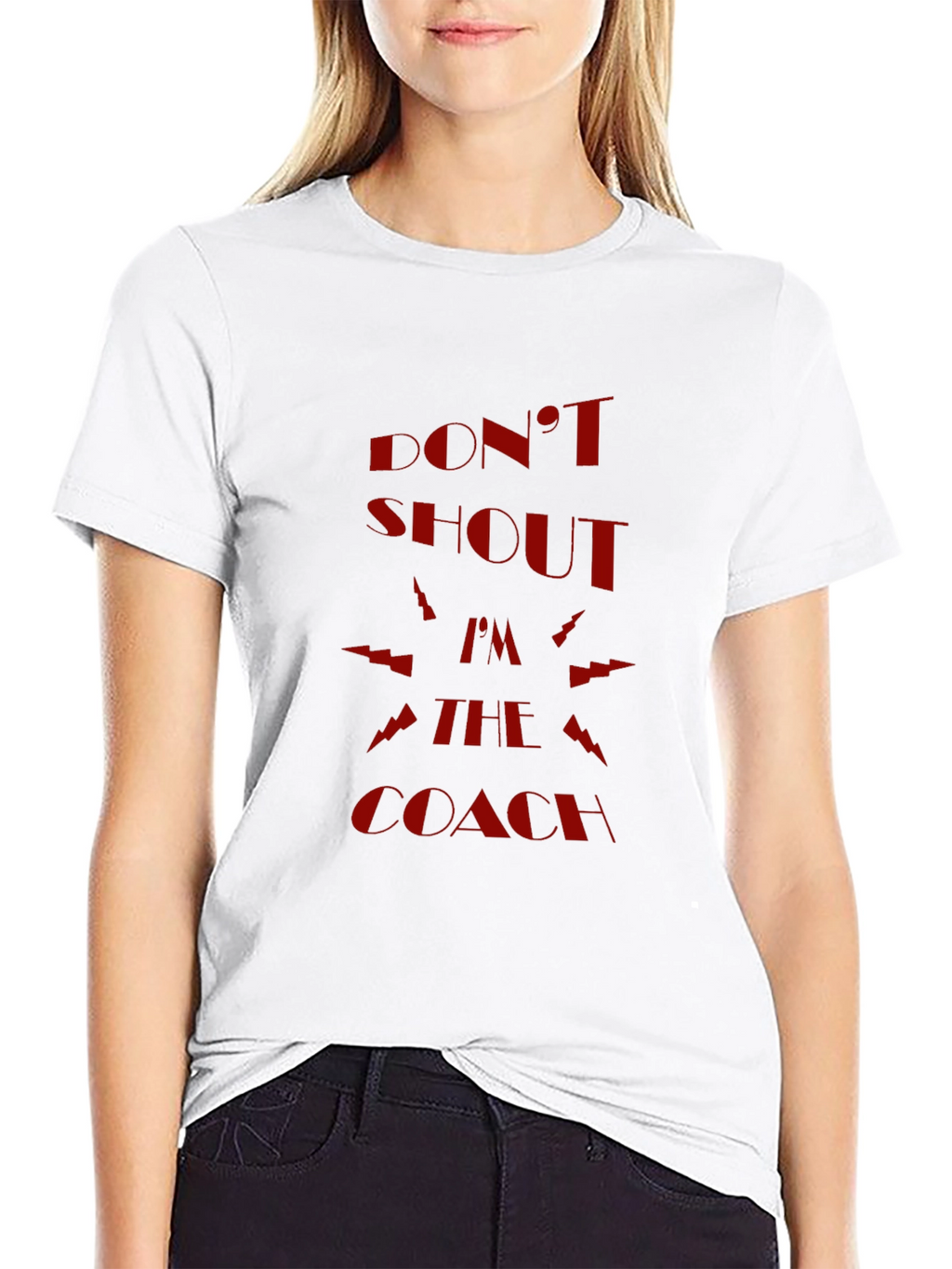 Dont Shout Im The Coach Graphic Tee