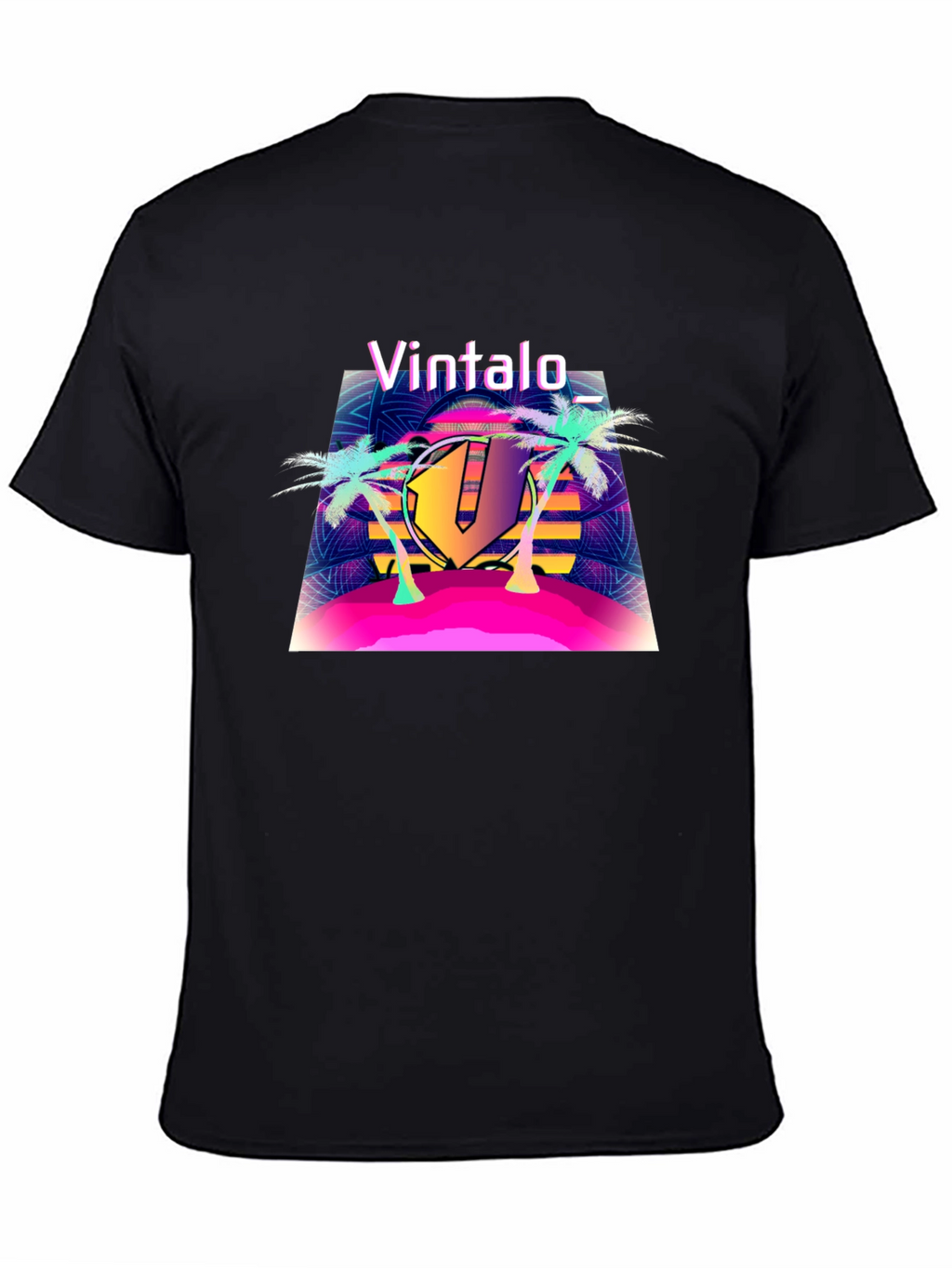 Vintalo Retro Palm Sunset T-Shirt