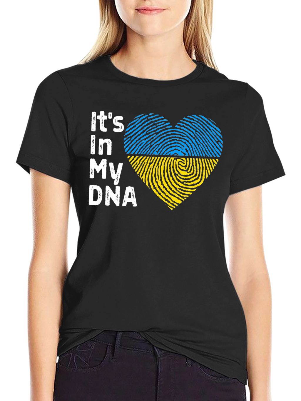 Ukraine DNA Heart T-Shirt