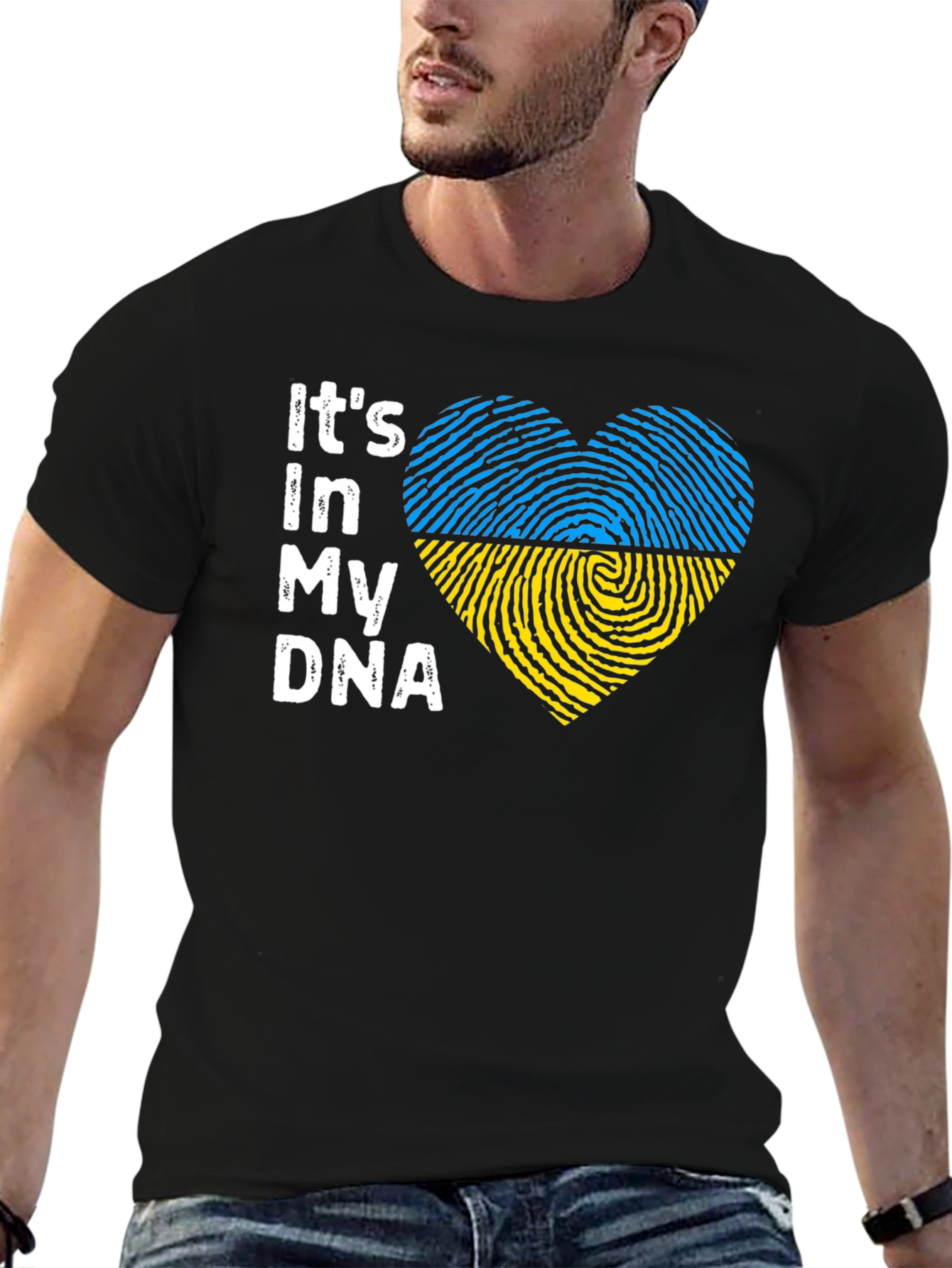 Ukraine DNA Heart T-Shirt