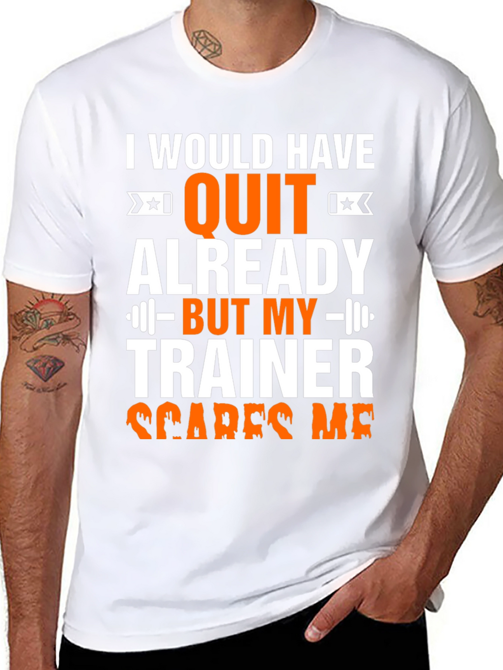 Funny Workout Trainer Graphic T-Shirt