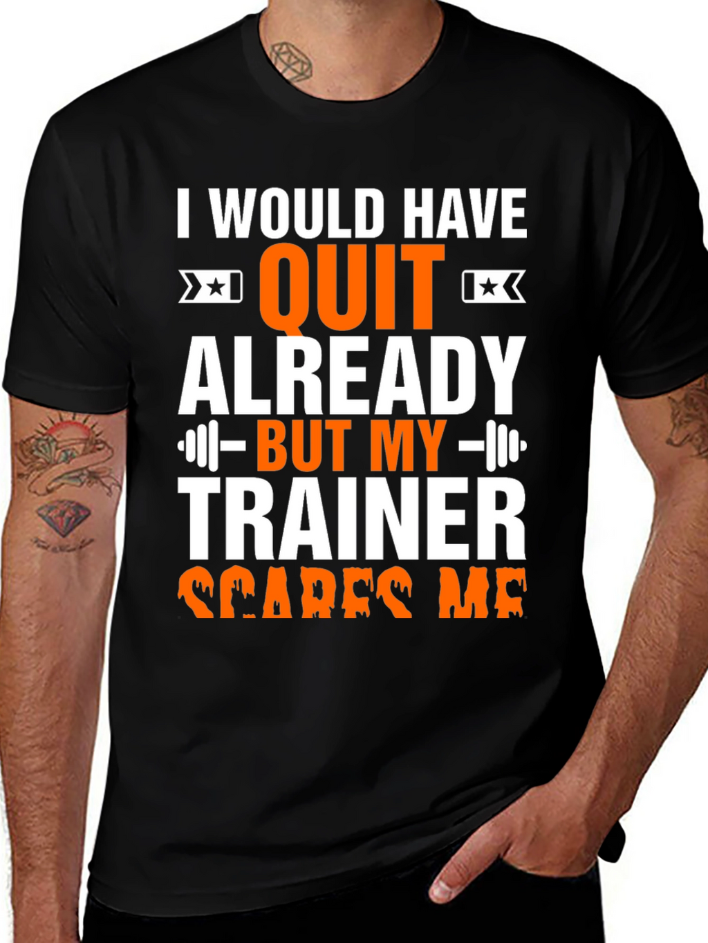 Funny Workout Trainer Graphic T-Shirt