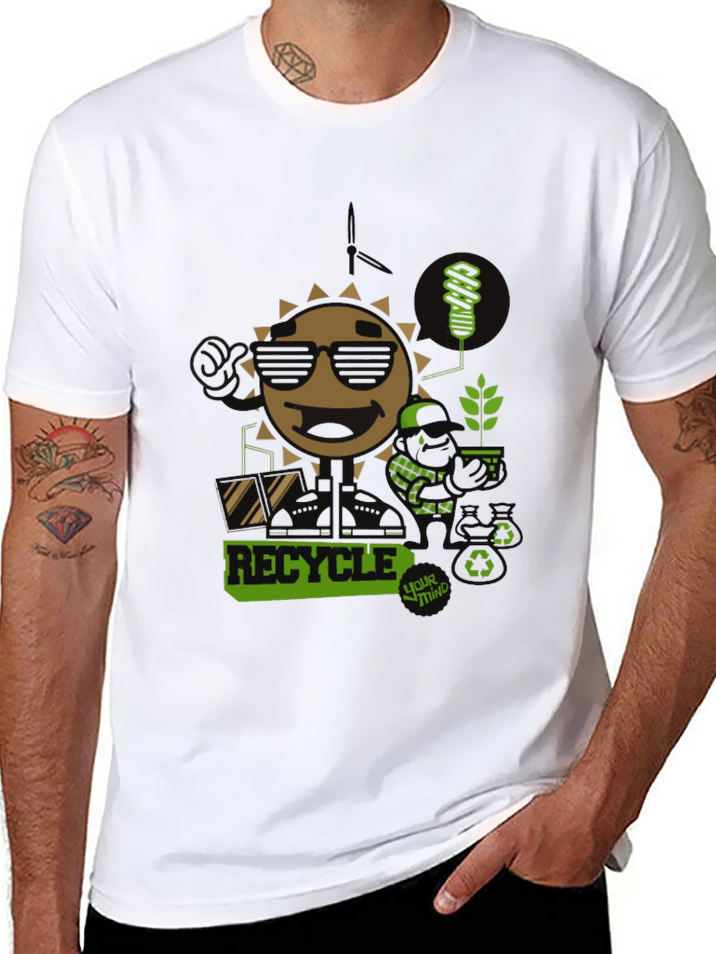 Recycle Mindset T-Shirt - Earth Friendly Tee