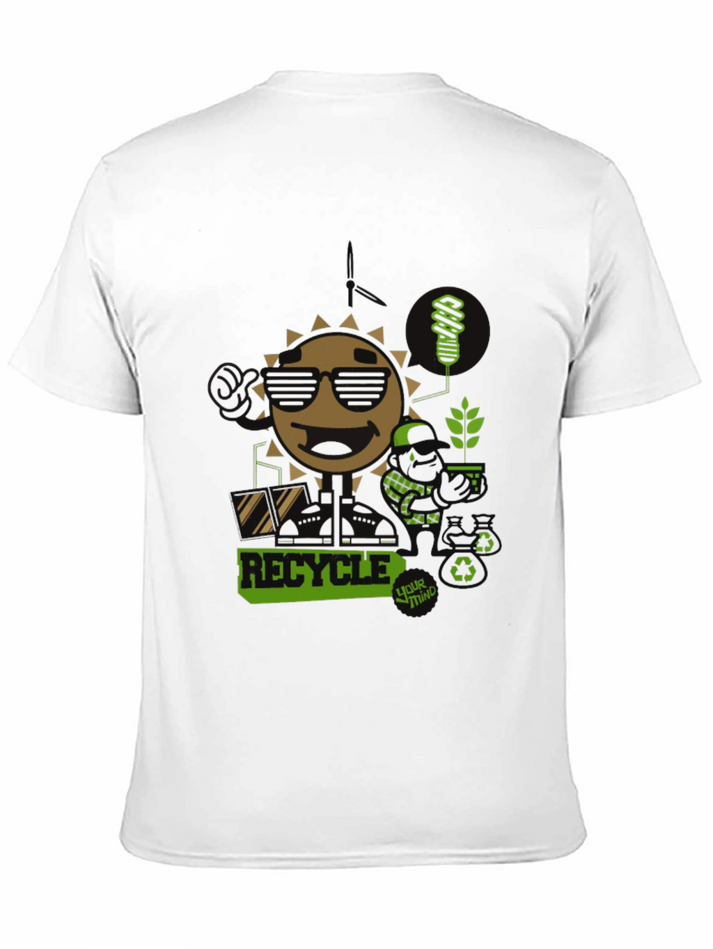 Recycle Mindset T-Shirt - Earth Friendly Tee