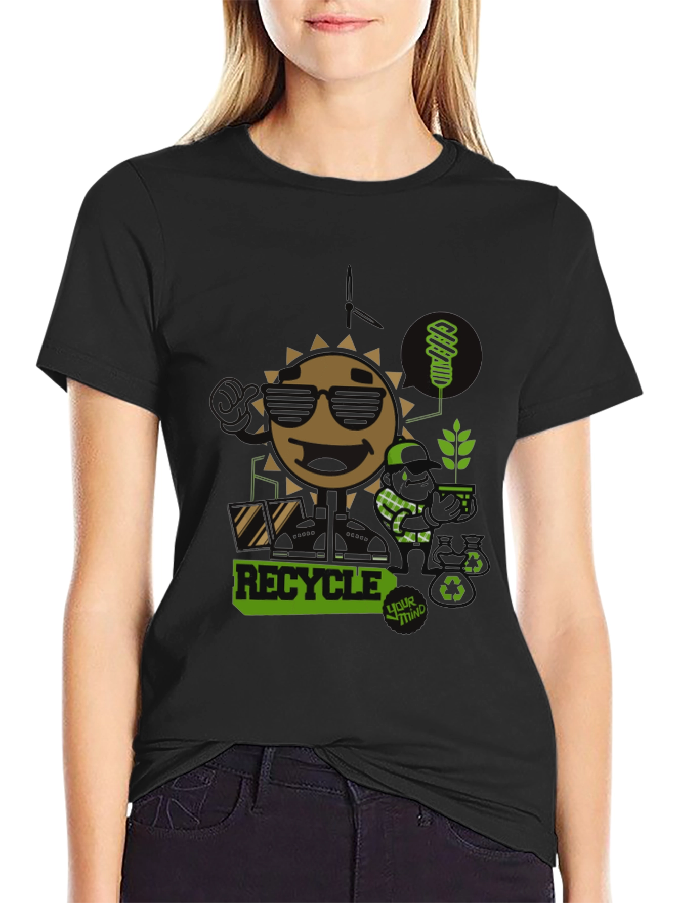 Recycle Mindset T-Shirt - Earth Friendly Tee