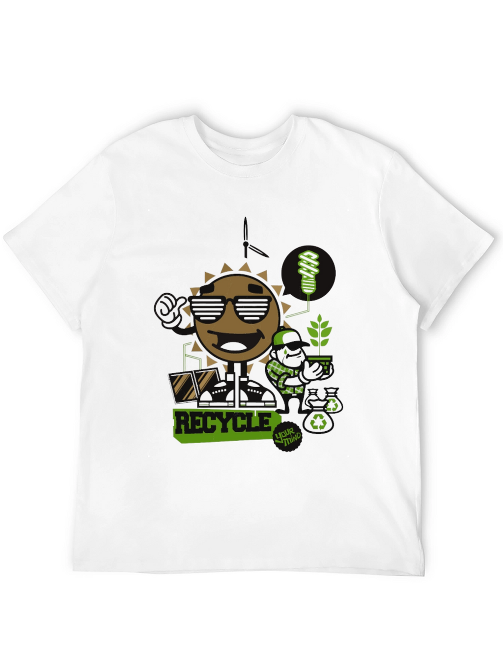 Recycle Mindset T-Shirt - Earth Friendly Tee