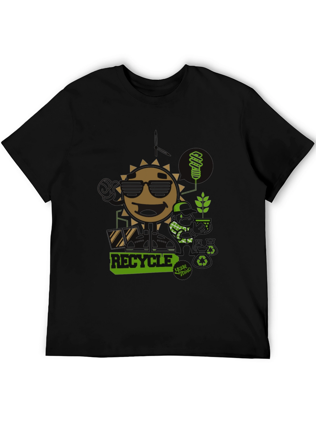 Recycle Mindset T-Shirt - Earth Friendly Tee
