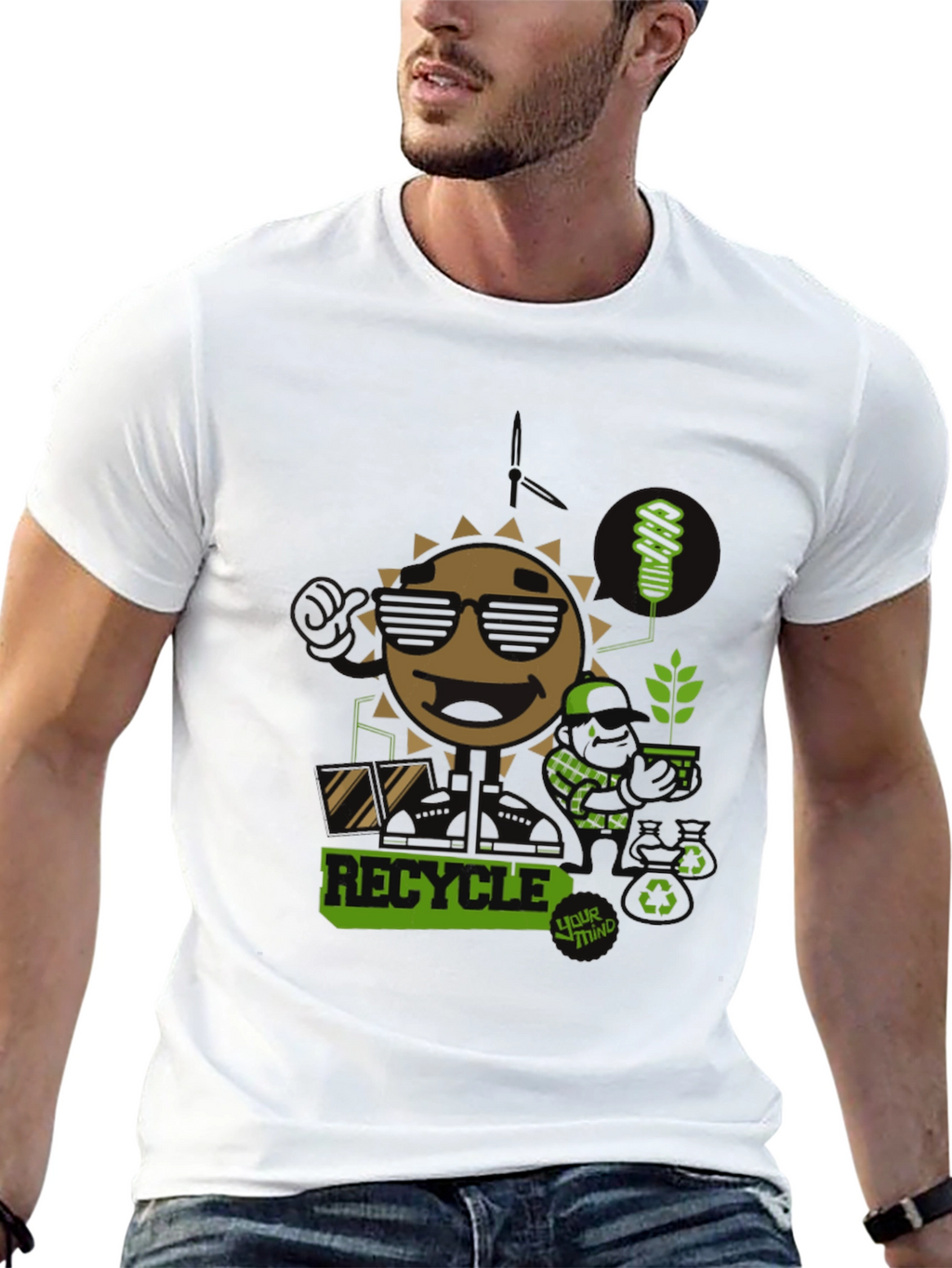 Recycle Mindset T-Shirt - Earth Friendly Tee