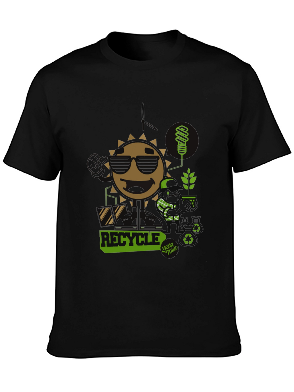 Recycle Mindset T-Shirt - Earth Friendly Tee