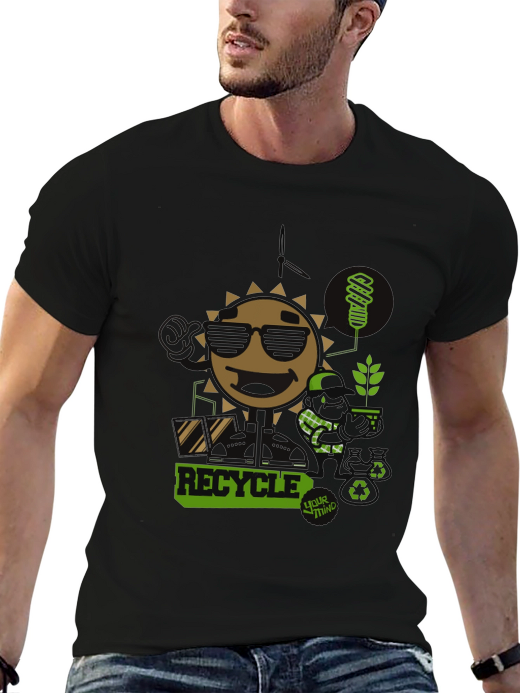 Recycle Mindset T-Shirt - Earth Friendly Tee
