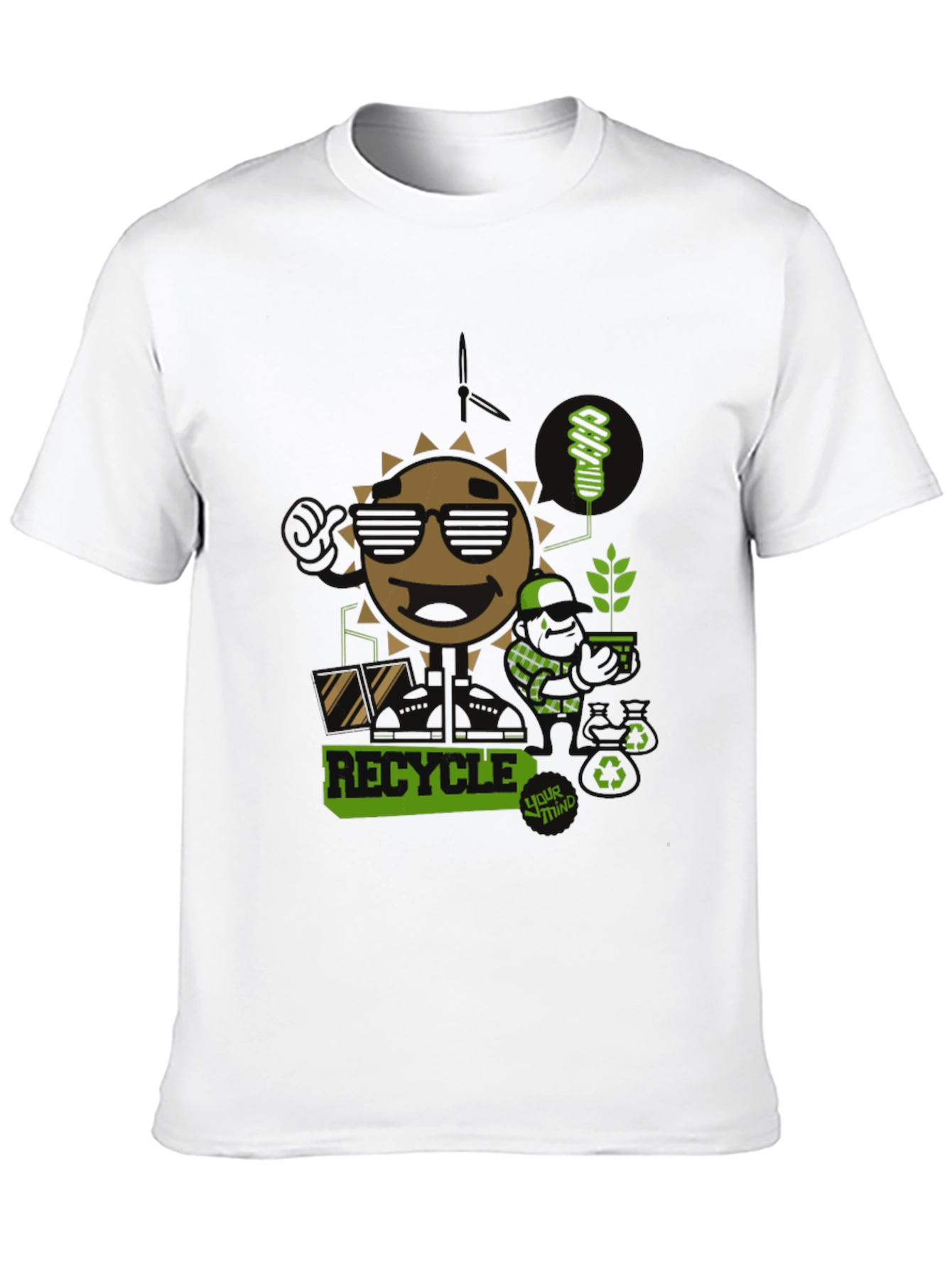 Recycle Mindset T-Shirt - Earth Friendly Tee
