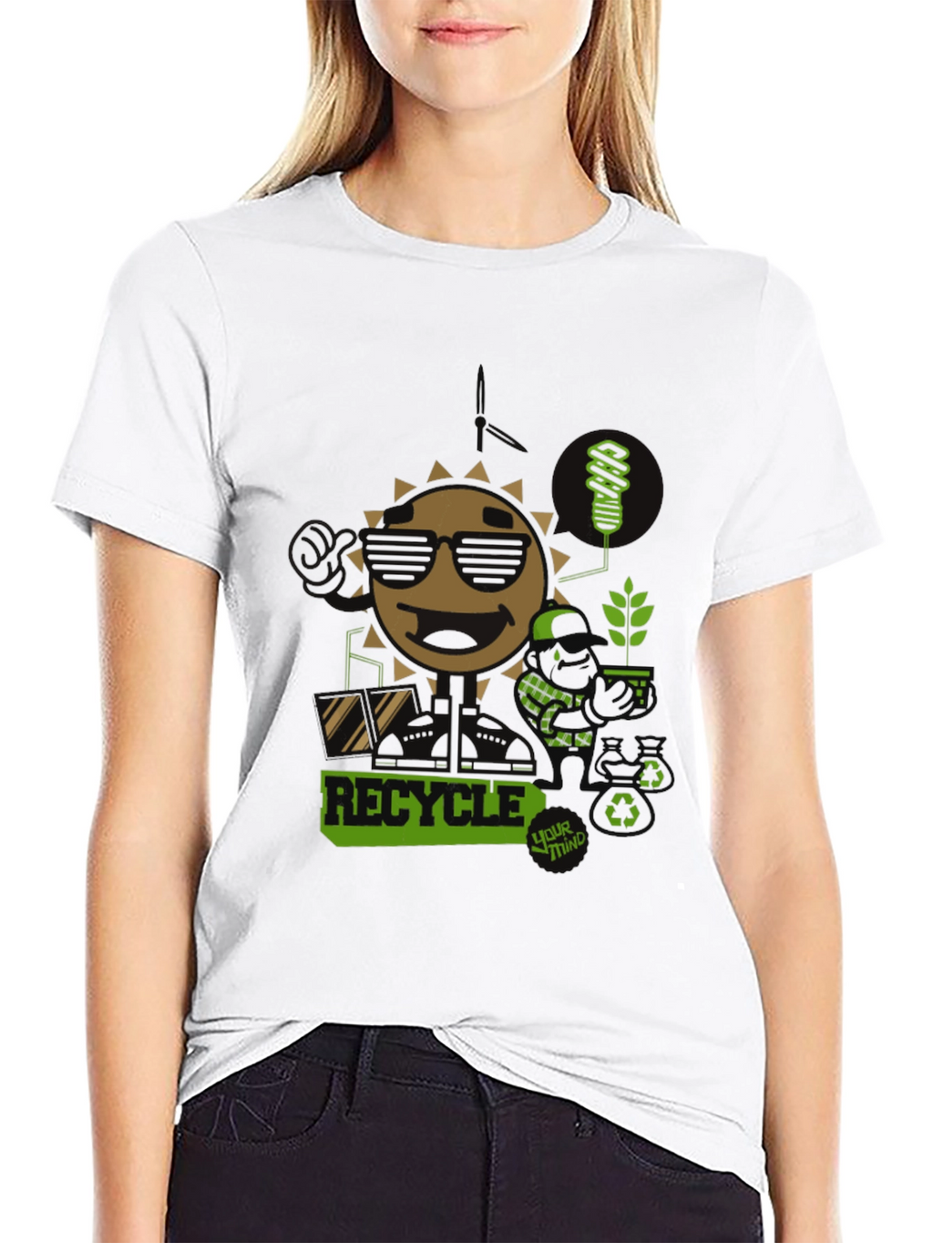 Recycle Mindset T-Shirt - Earth Friendly Tee