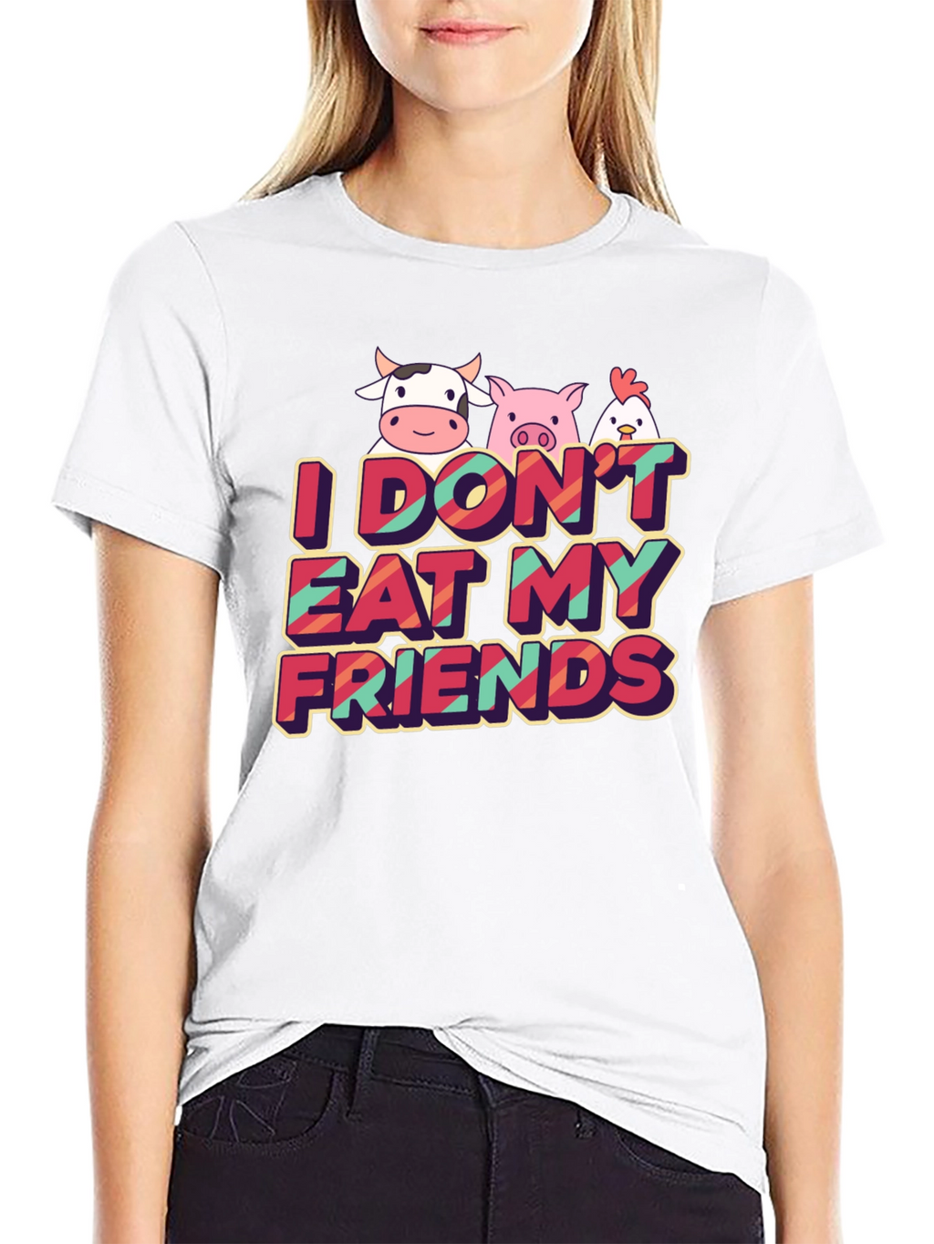 Vegan T-Shirt: I Dont Eat My Friends