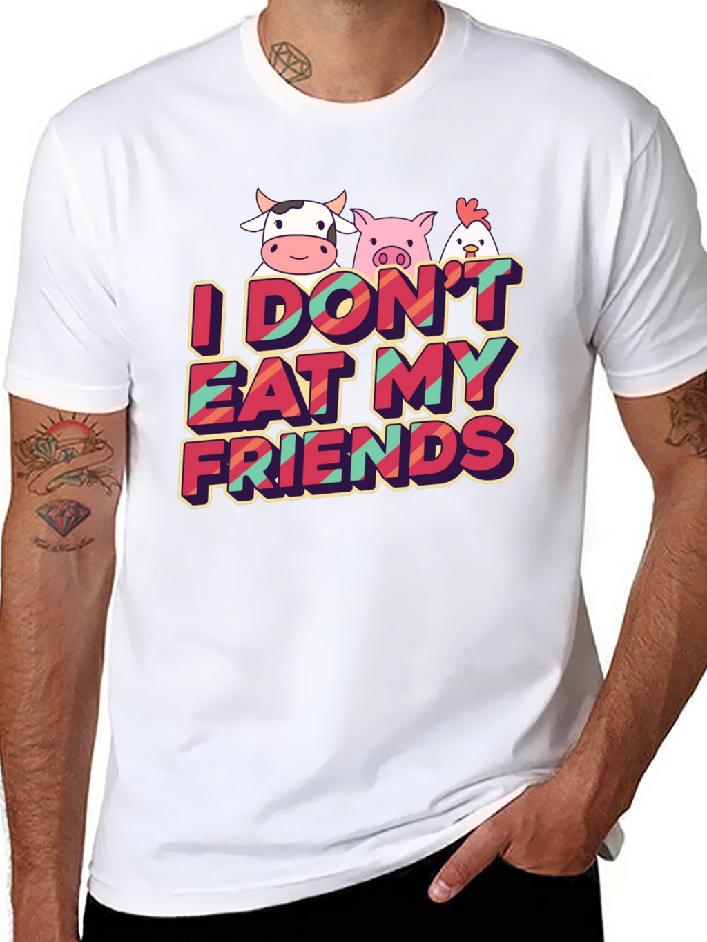Vegan T-Shirt: I Dont Eat My Friends