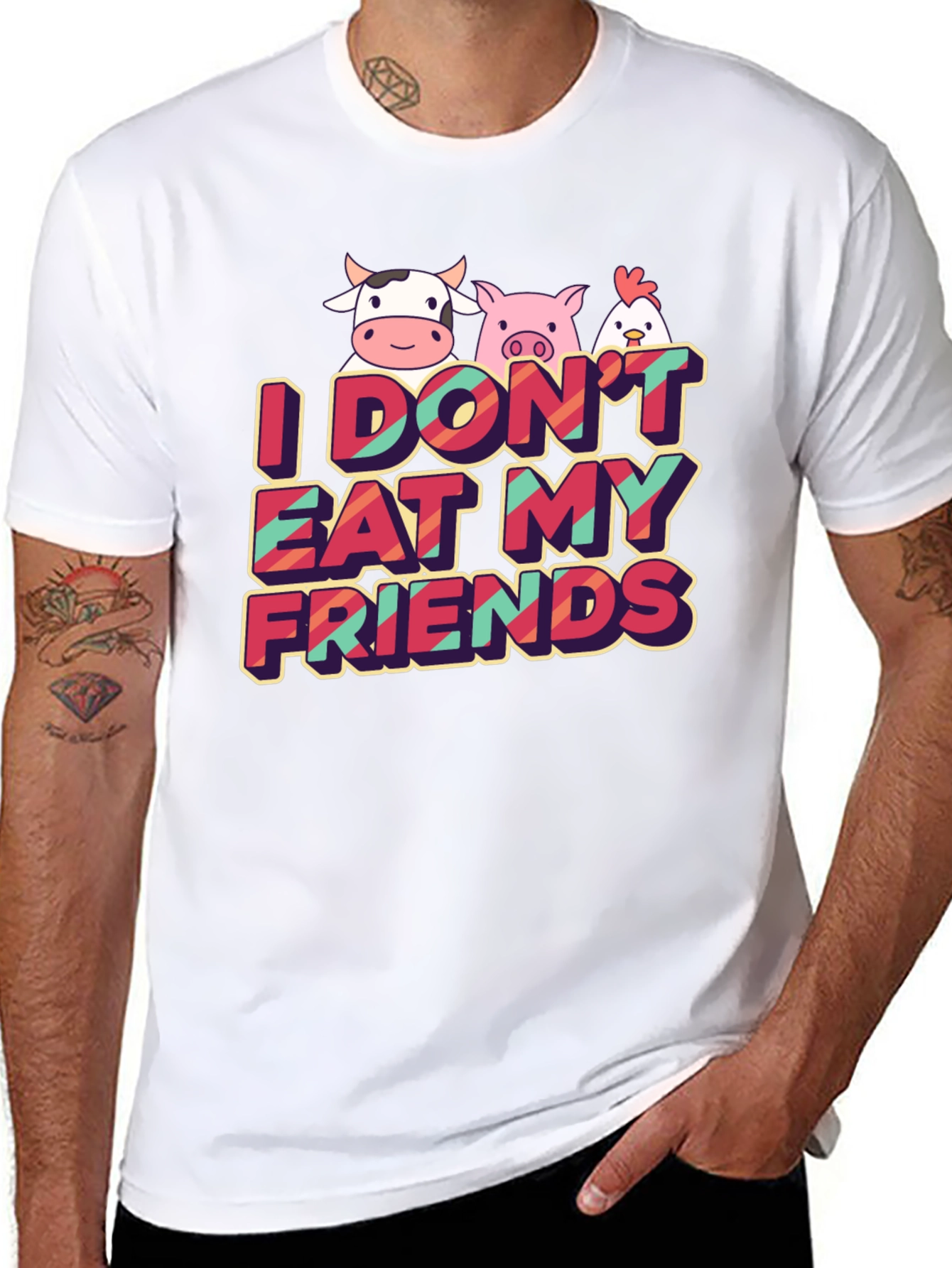 Vegan T-Shirt: I Dont Eat My Friends