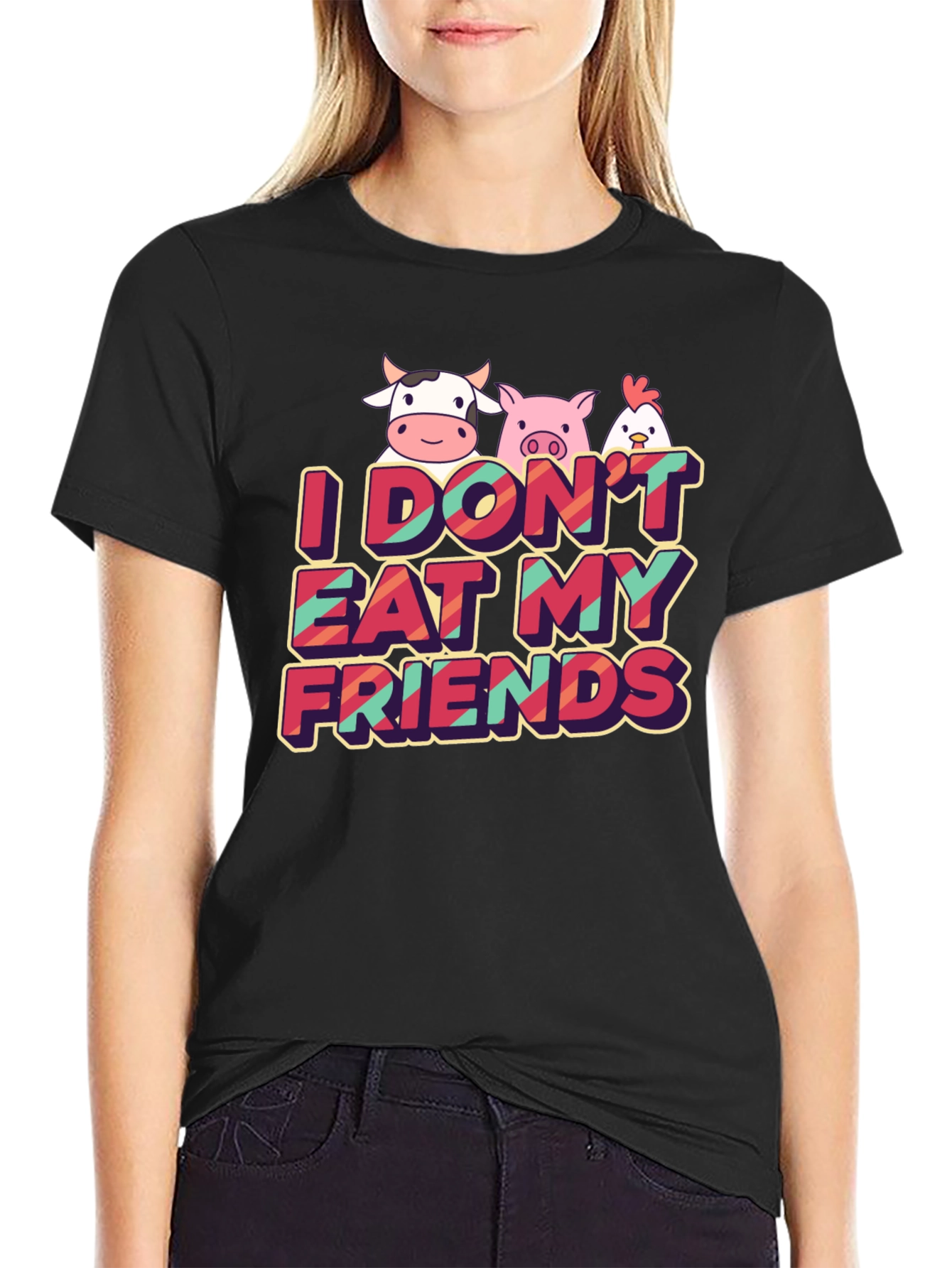 Vegan T-Shirt: I Dont Eat My Friends