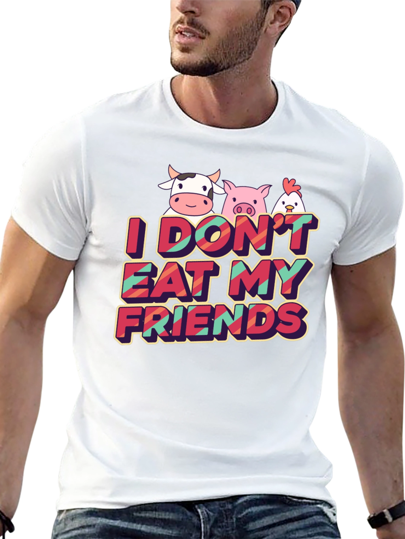 Vegan T-Shirt: I Dont Eat My Friends