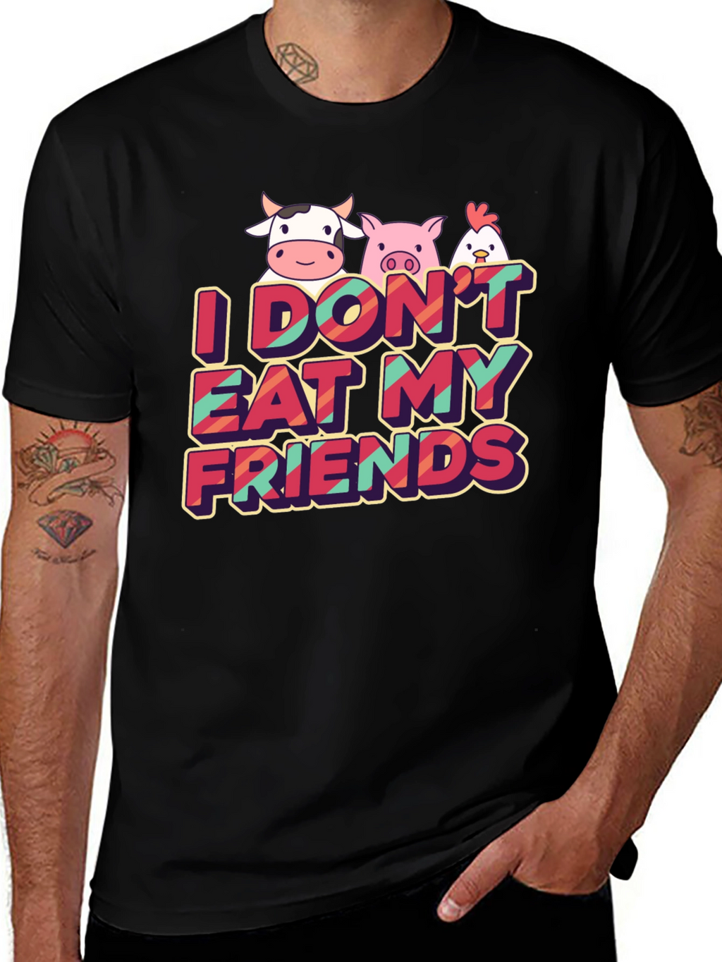 Vegan T-Shirt: I Dont Eat My Friends