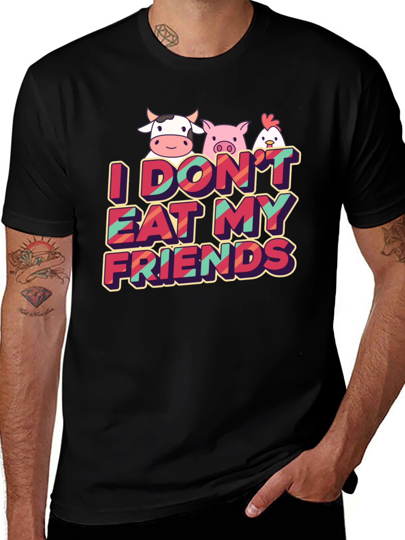 Vegan T-Shirt: I Dont Eat My Friends