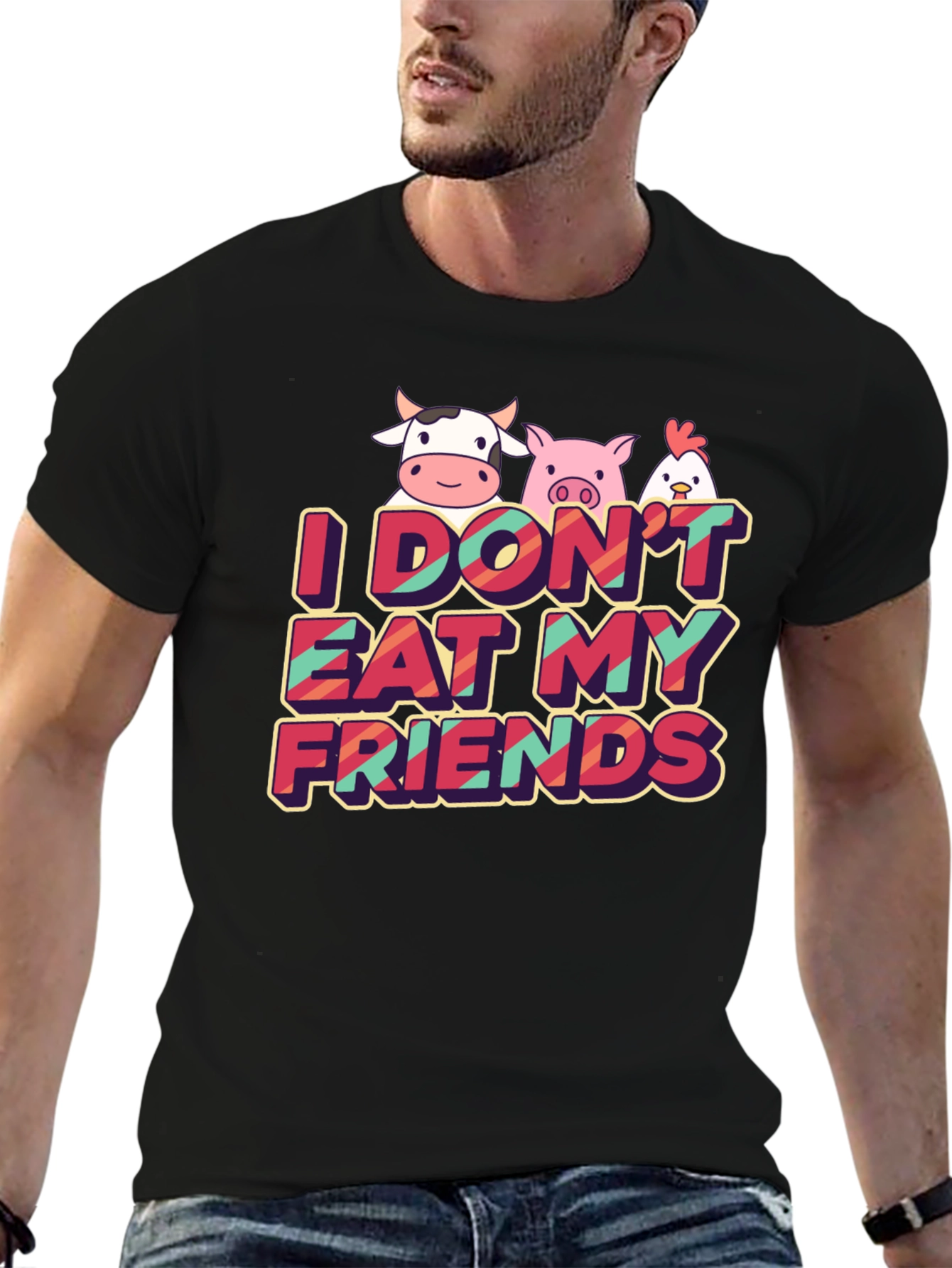 Vegan T-Shirt: I Dont Eat My Friends