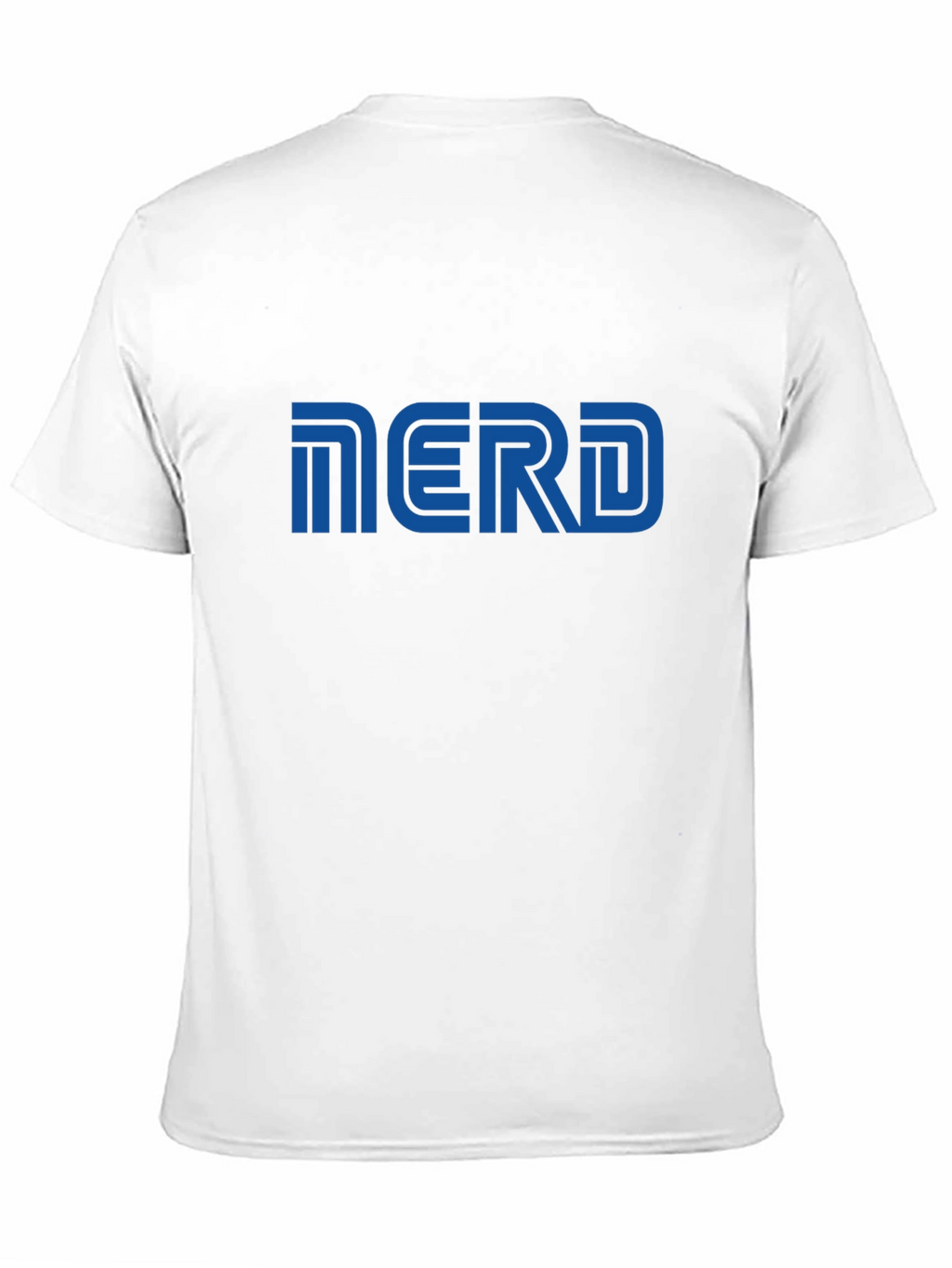 Nerd Graphic T-Shirt - Blue Print on Black