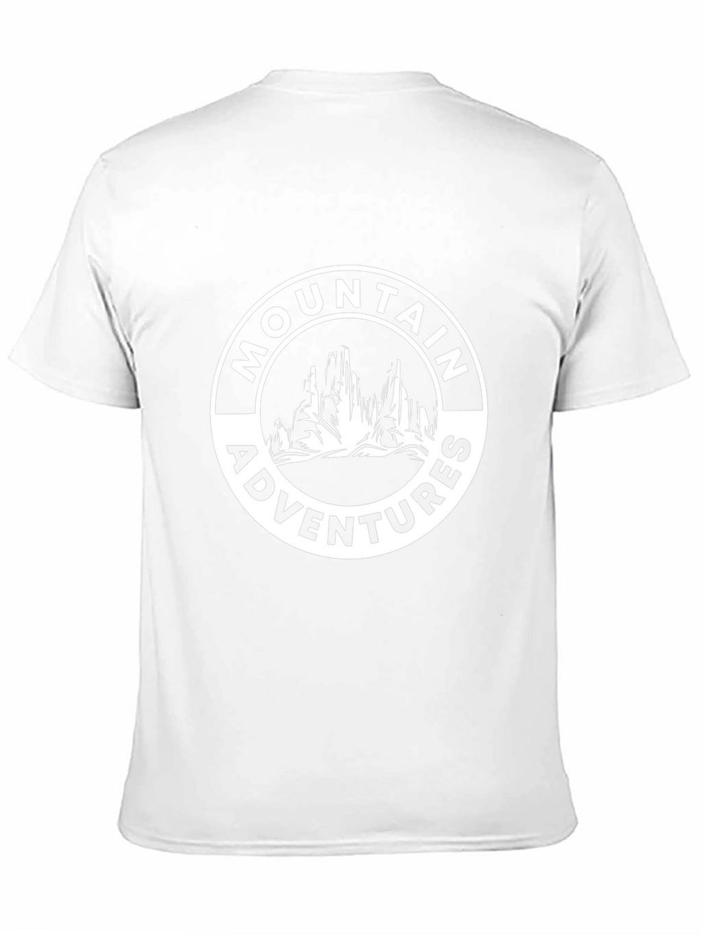 Mountain Adventures Graphic Tee - Black Cotton Blend