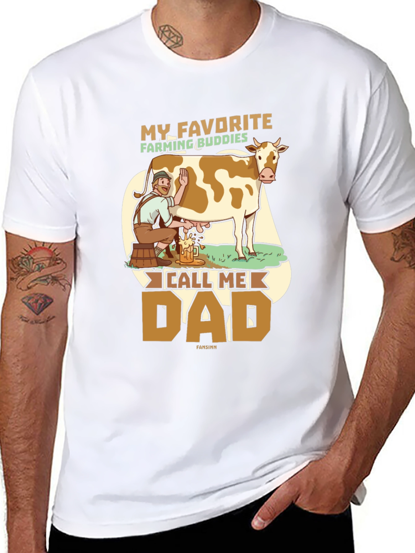 My Favorite Farming Buddies T-Shirt - Dad