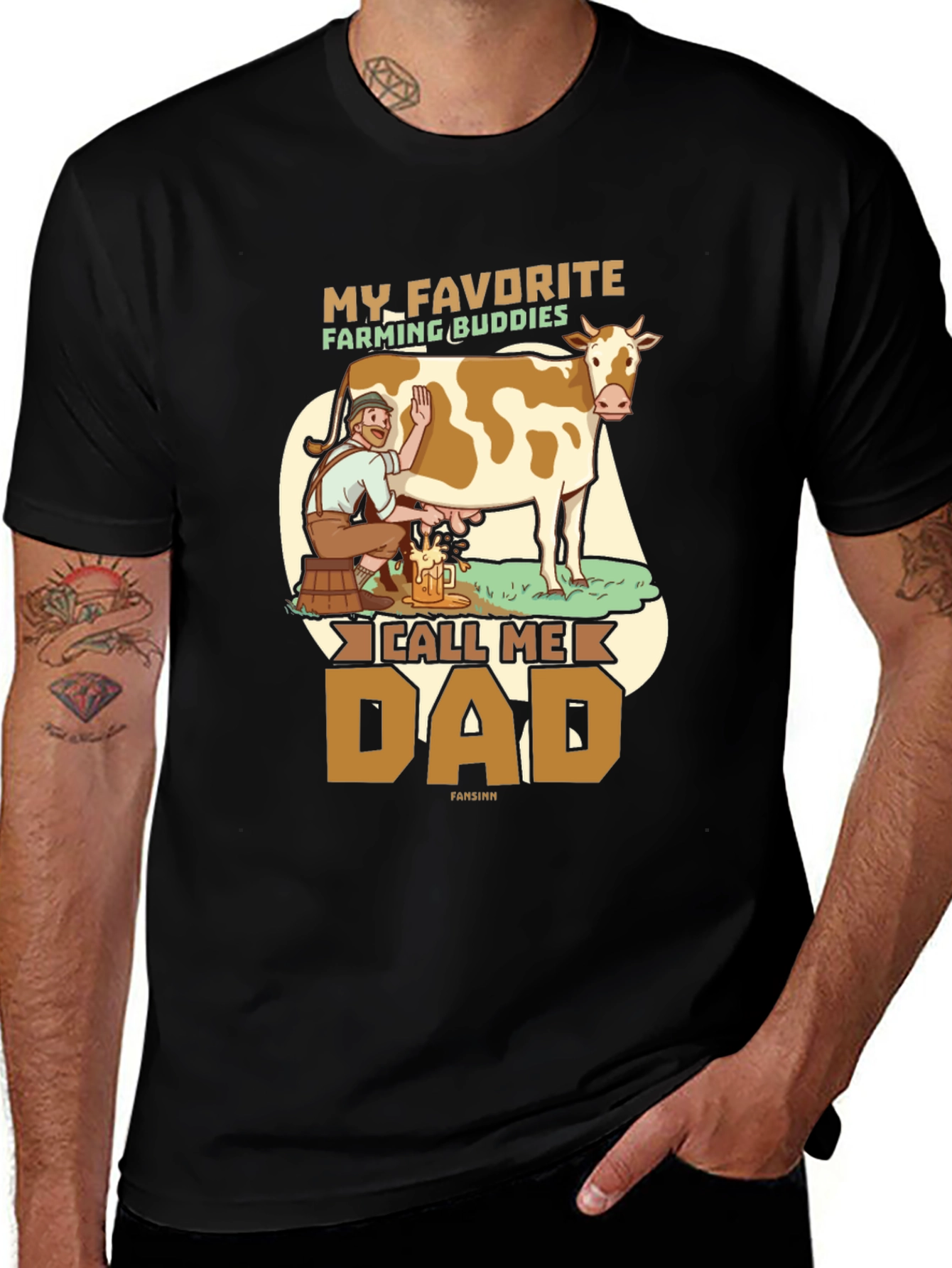 My Favorite Farming Buddies T-Shirt - Dad