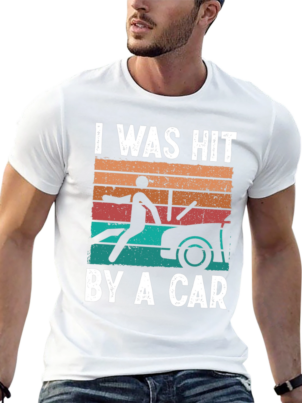 I Was Hit By A Car T-Shirt