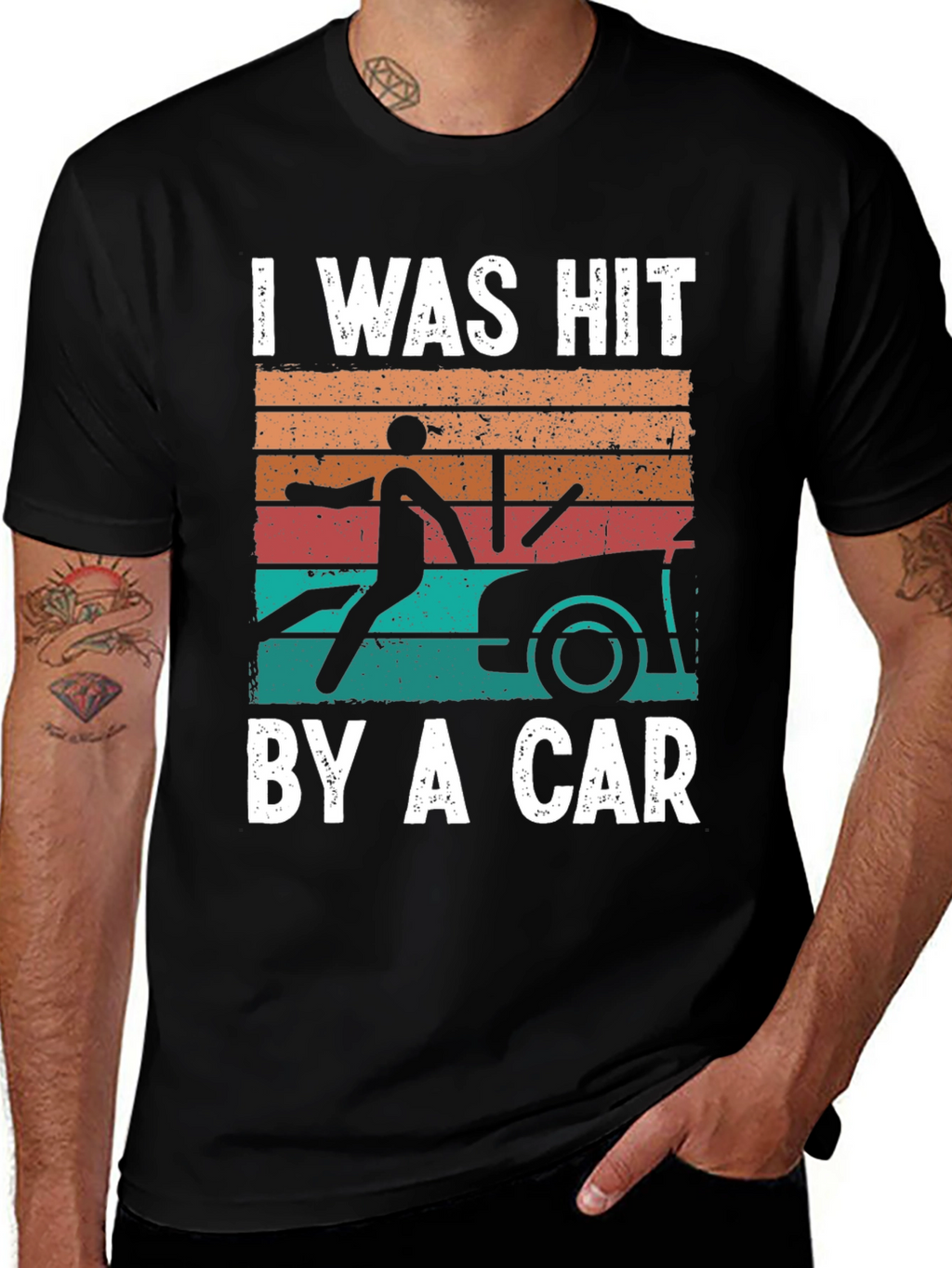I Was Hit By A Car T-Shirt