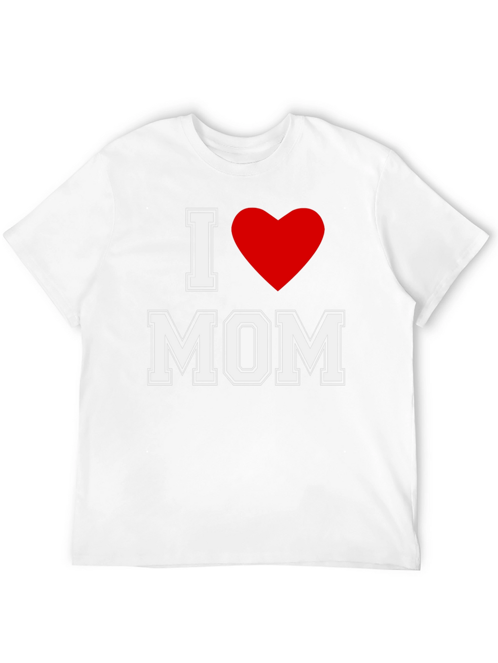 I Heart Mom Black T-Shirt - Mothers Day Gift