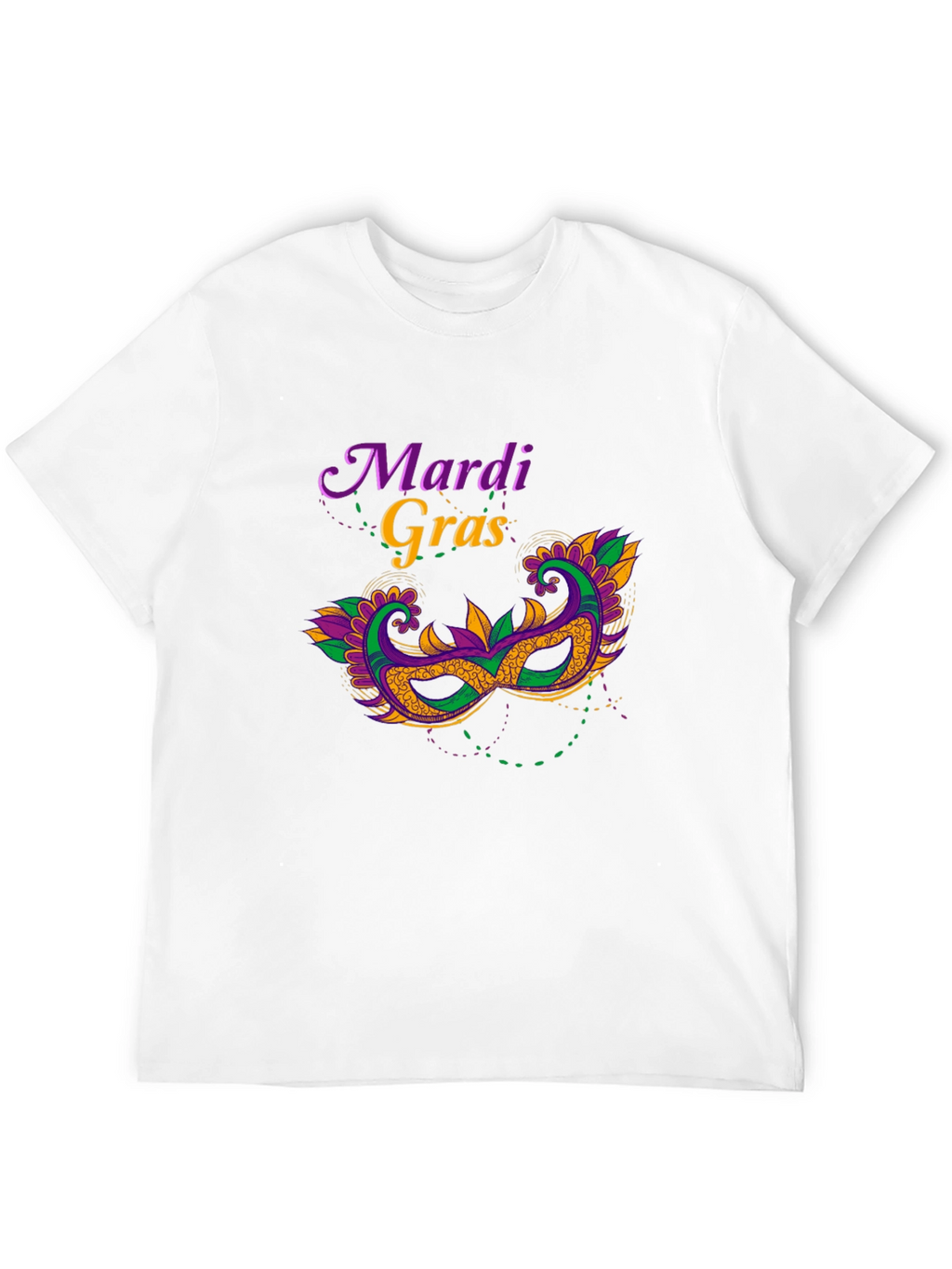 Mardi Gras Mask T-Shirt - Unisex