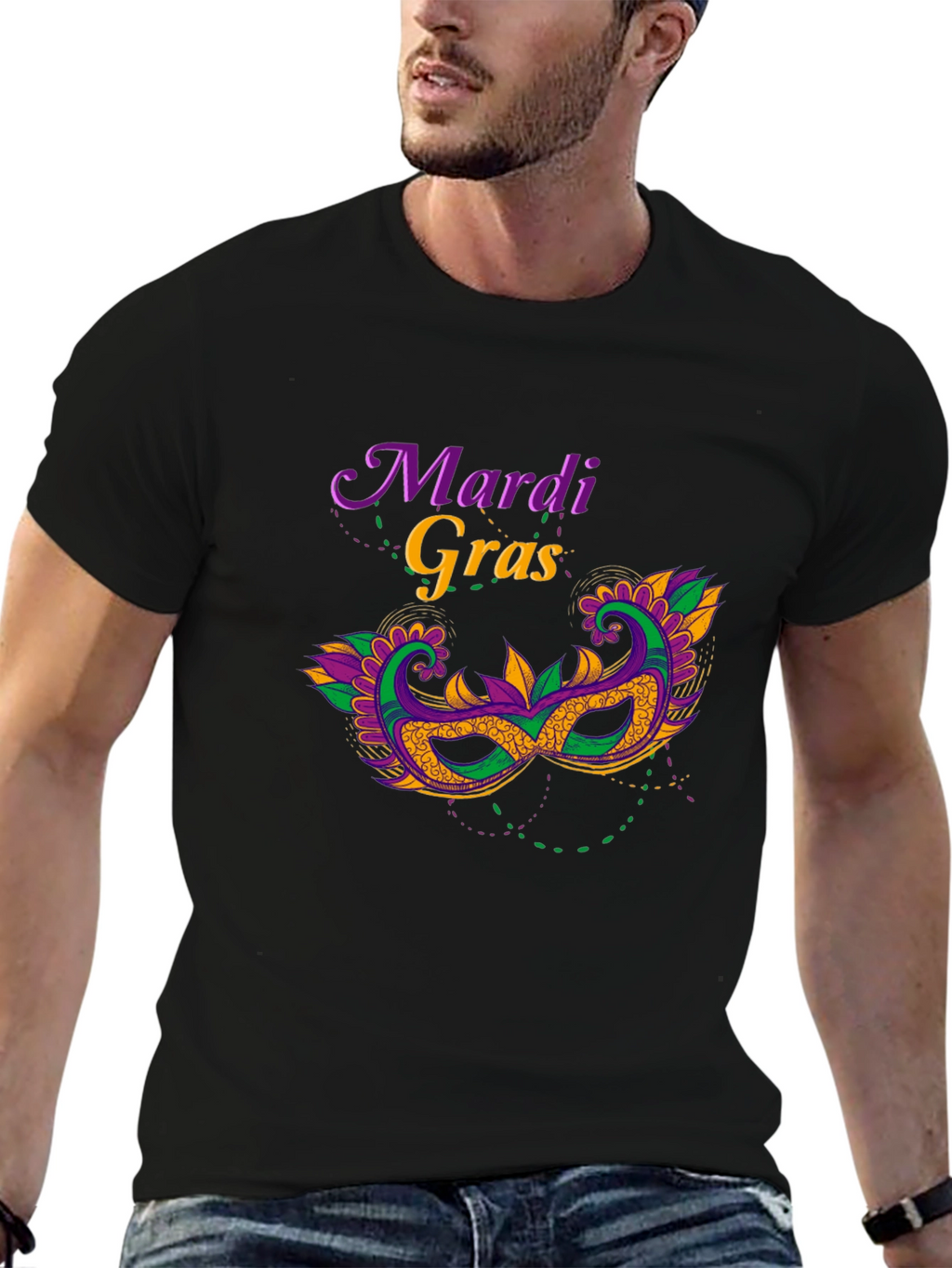 Mardi Gras Mask T-Shirt - Unisex