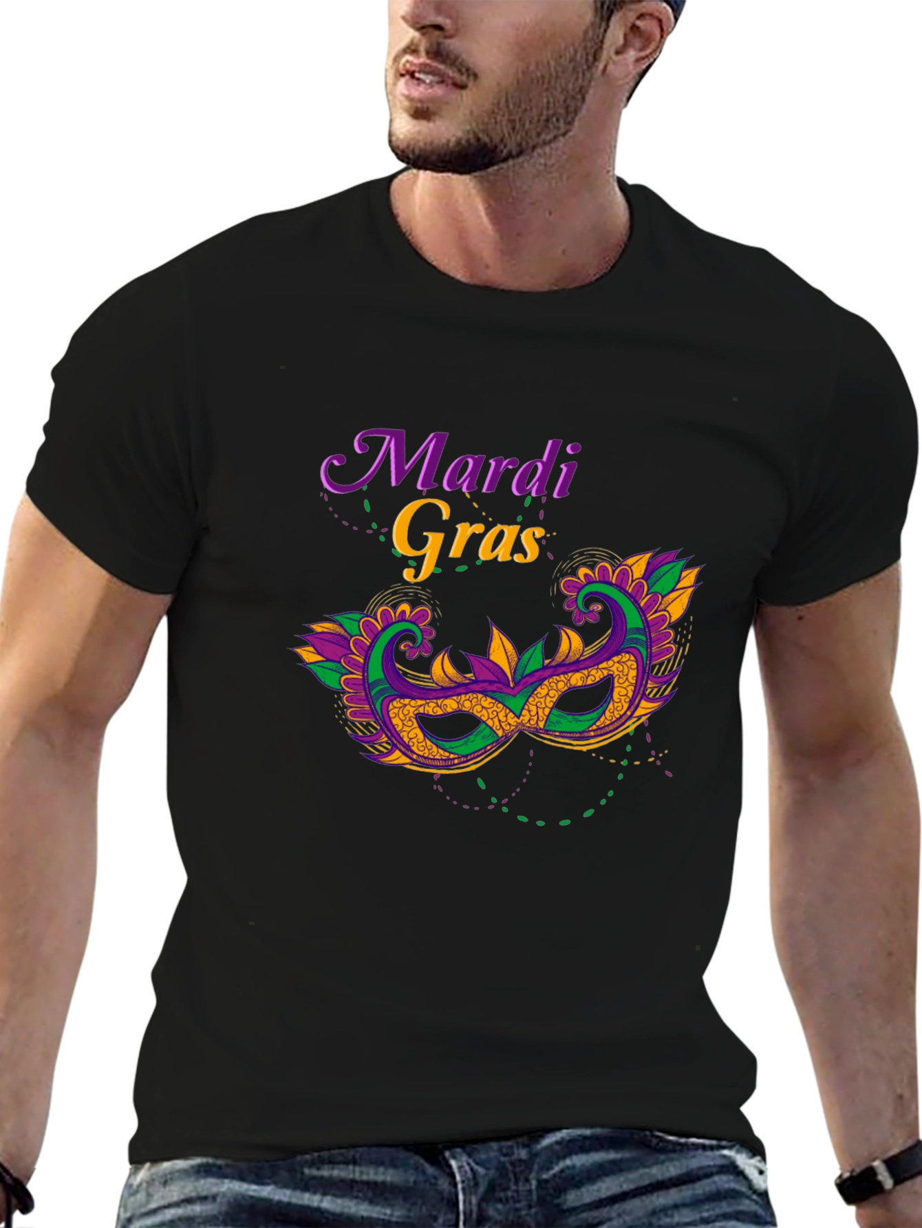Mardi Gras Mask T-Shirt - Unisex