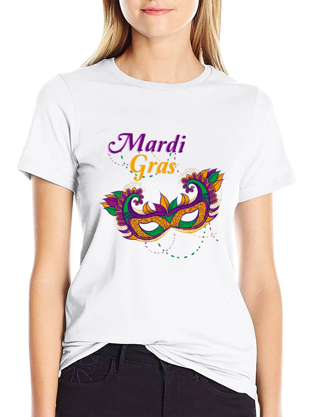 Mardi Gras Mask T-Shirt - Unisex