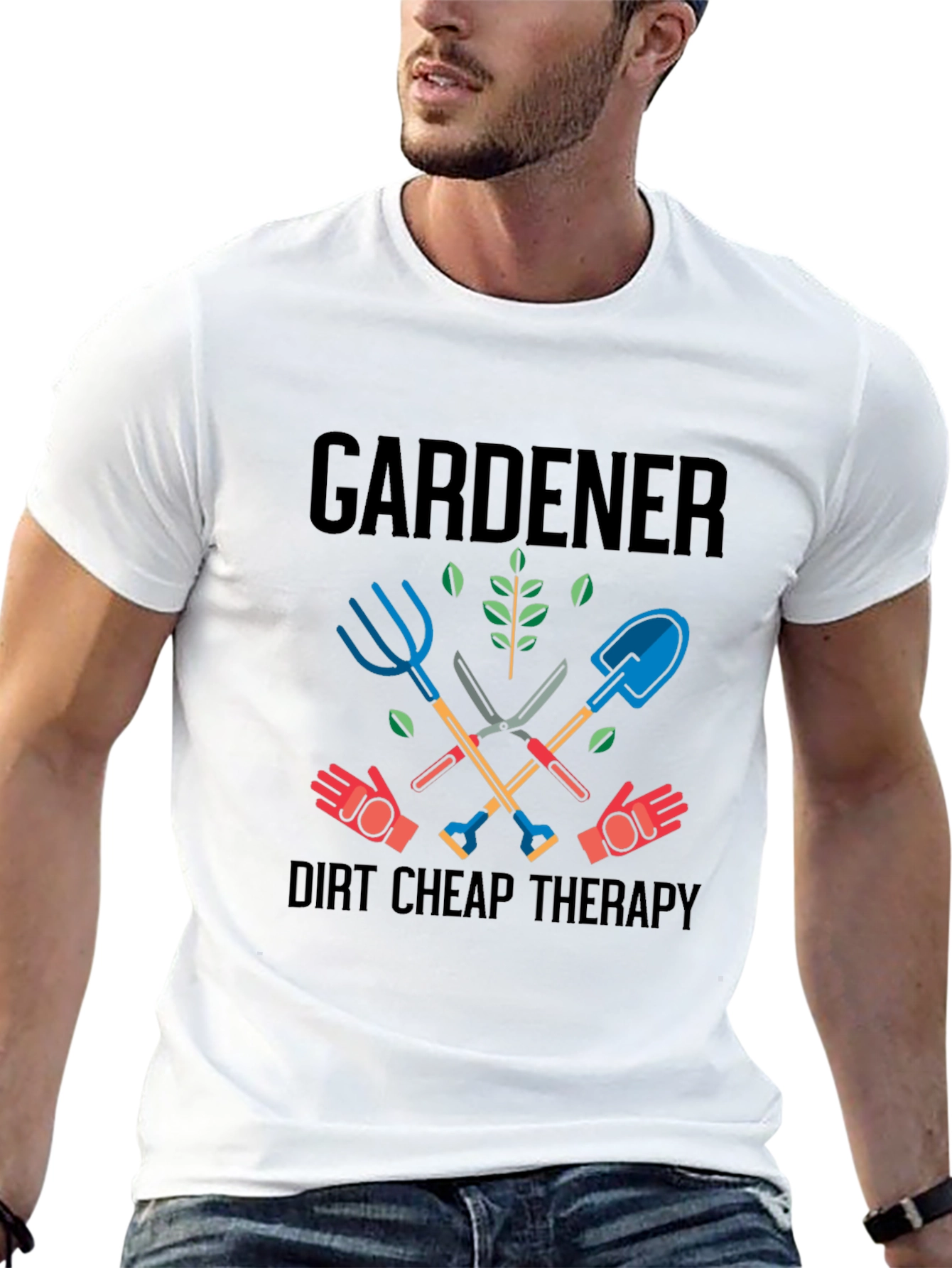 Gardener Dirt Cheap Therapy T-Shirt