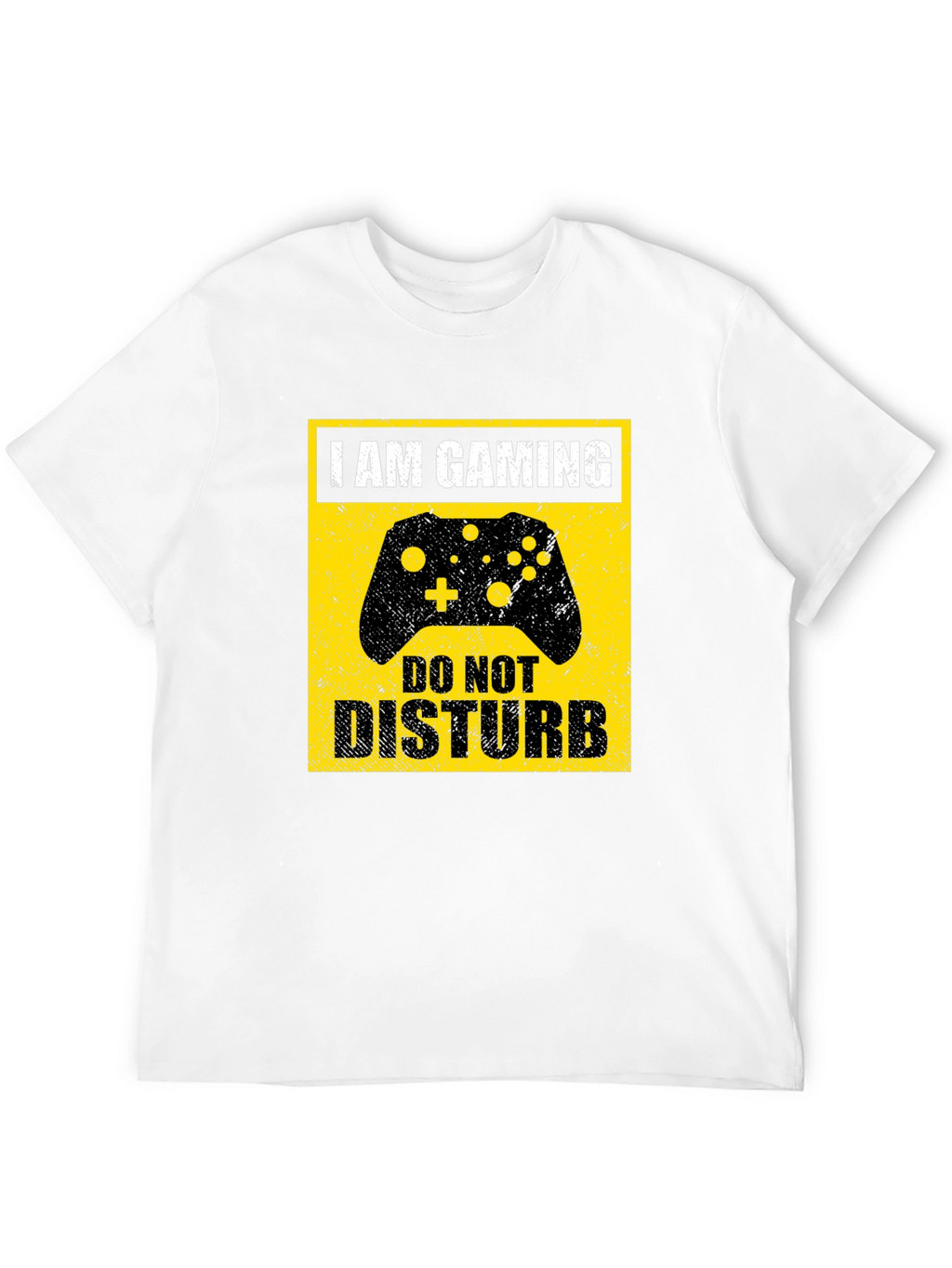 I Am Gaming Do Not Disturb Black T-Shirt