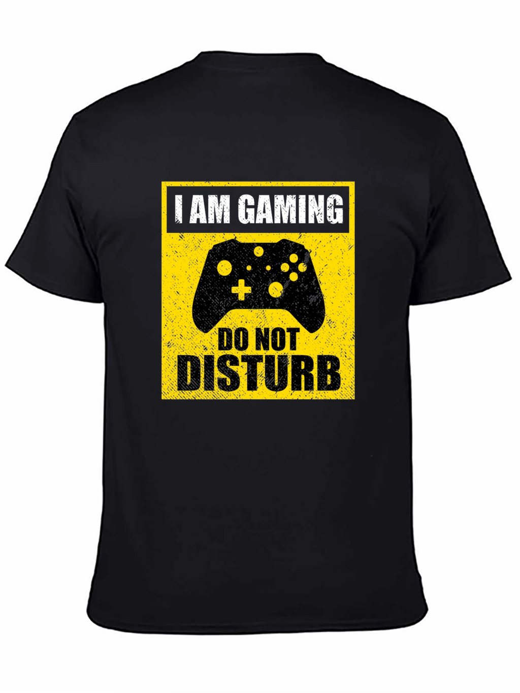 I Am Gaming Do Not Disturb Black T-Shirt