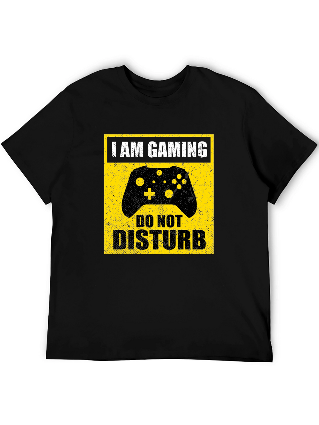 I Am Gaming Do Not Disturb Black T-Shirt