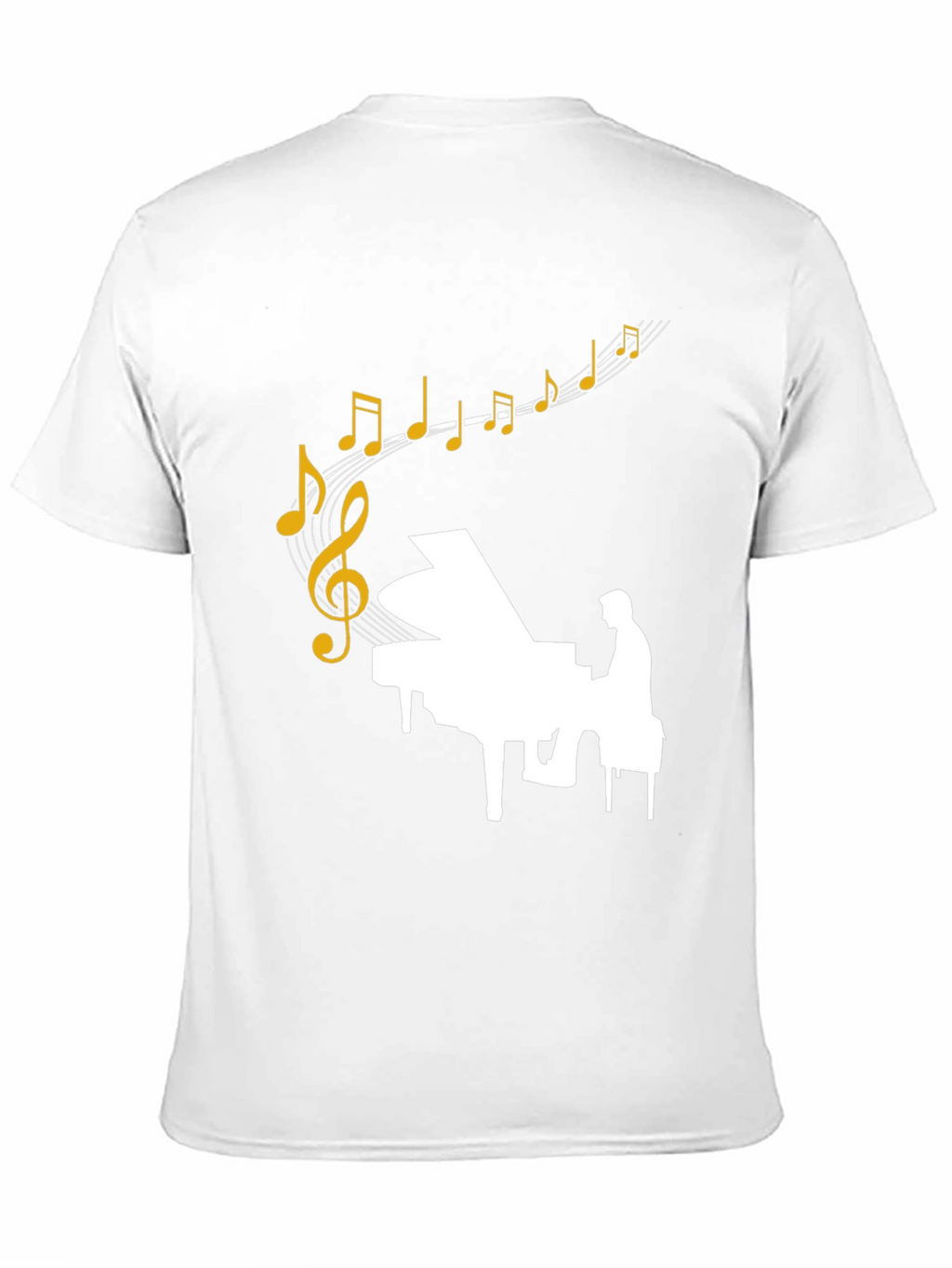 Musical Piano Graphic T-Shirt