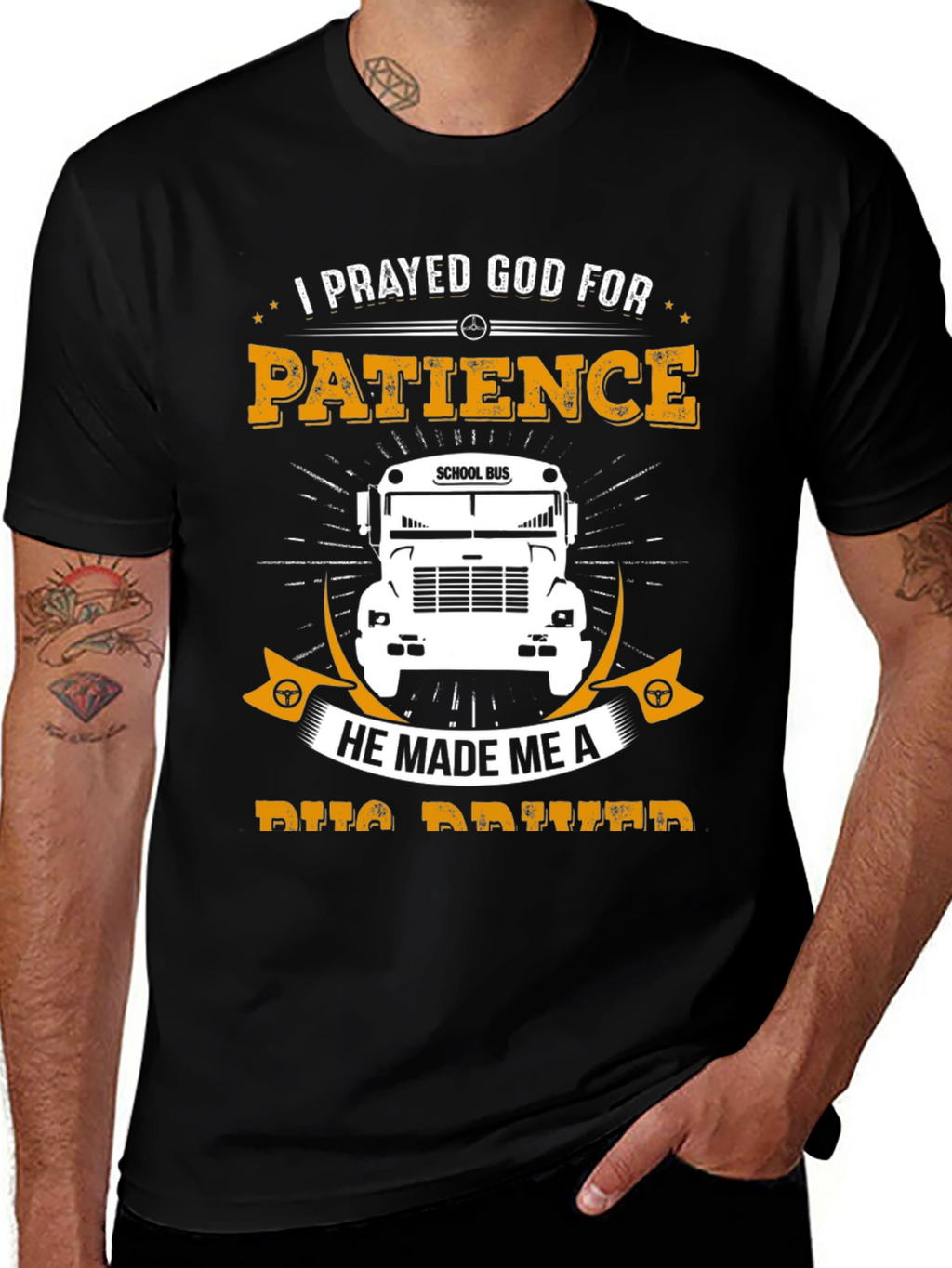 Patience School Bus Driver T-Shirt