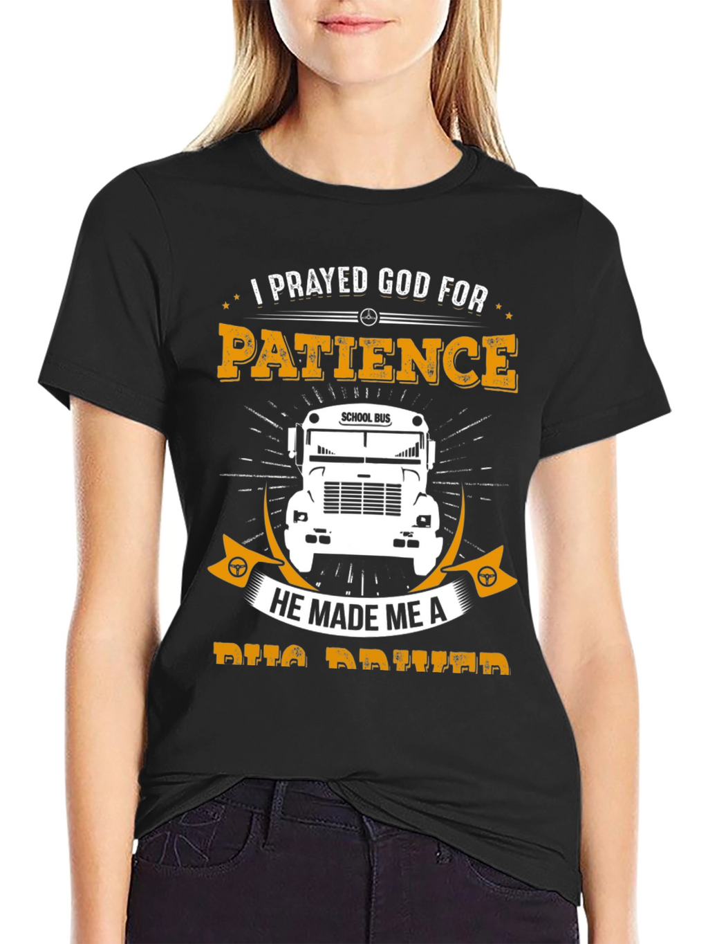 Patience School Bus Driver T-Shirt