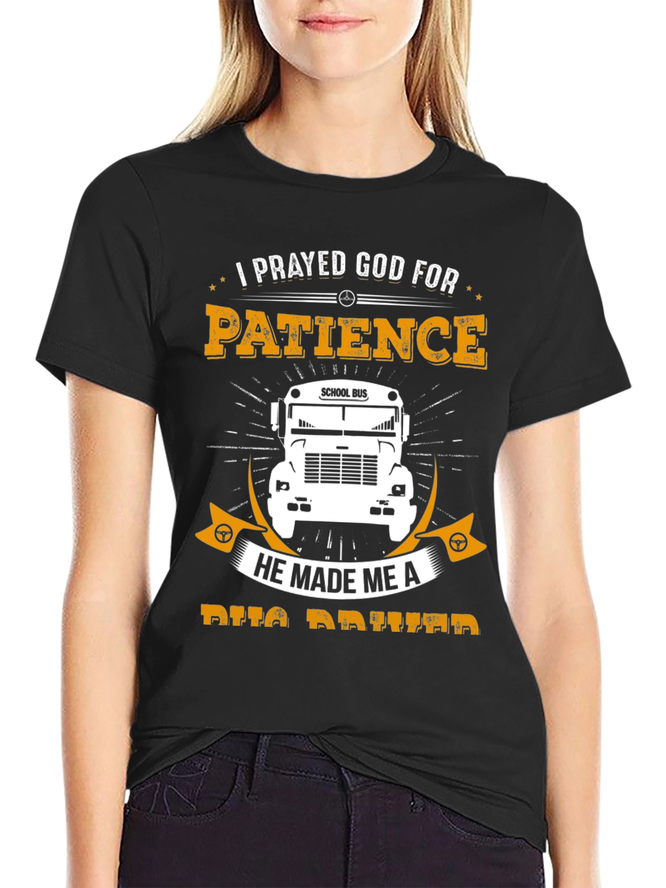 Patience School Bus Driver T-Shirt
