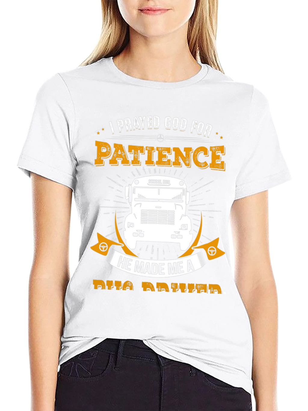 Patience School Bus Driver T-Shirt