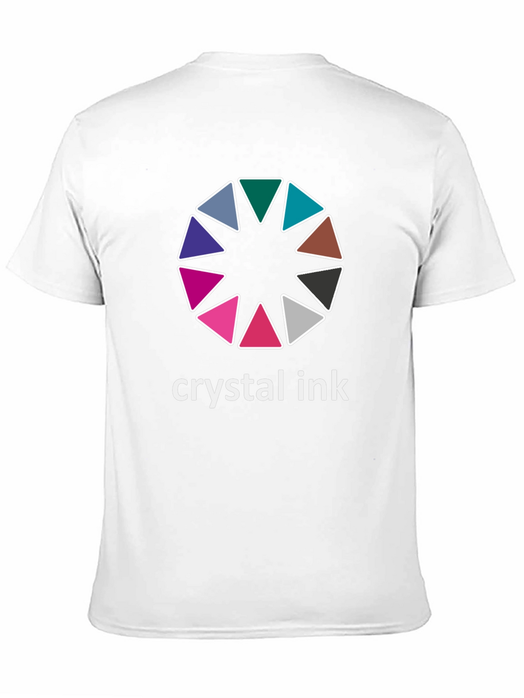 Crystal Ink Graphic Tee - Stylish Black Cotton T-Shirt